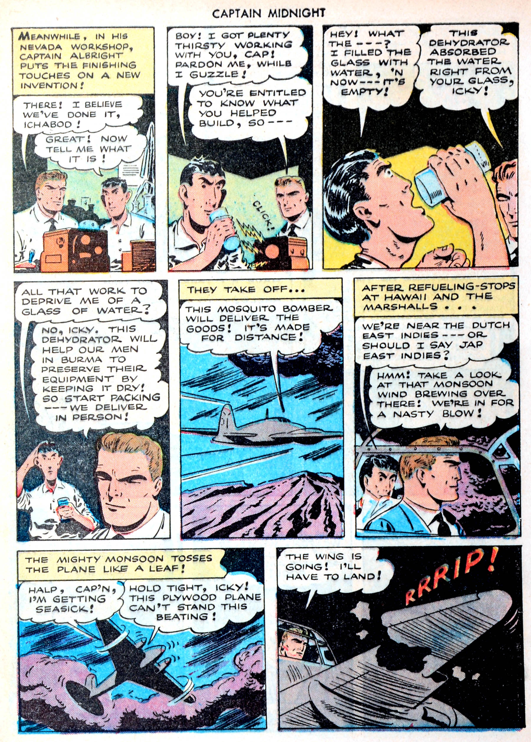 Read online Captain Midnight (1942) comic -  Issue #25 - 5