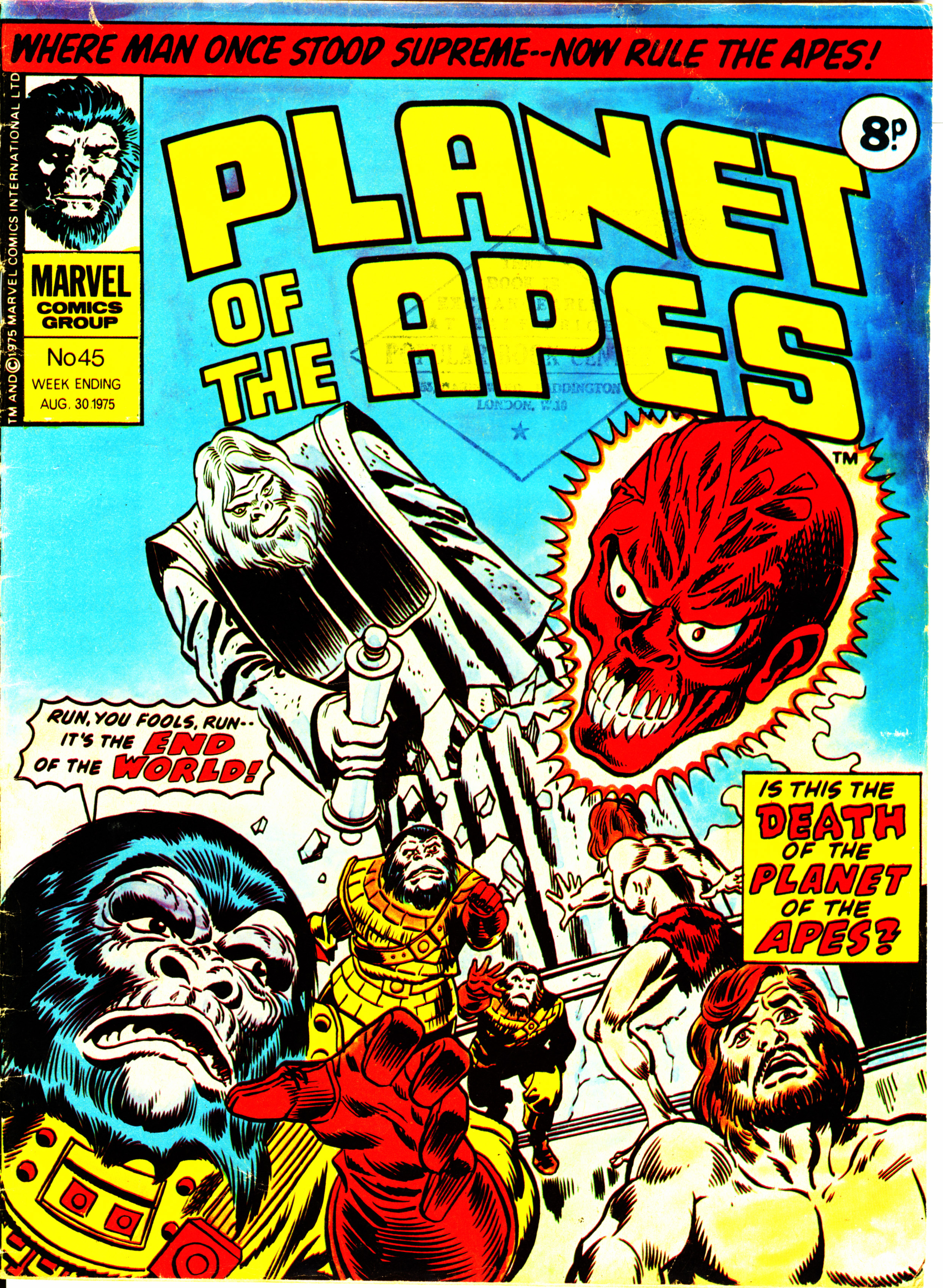 Read online Planet of the Apes (1974) comic -  Issue #45 - 1