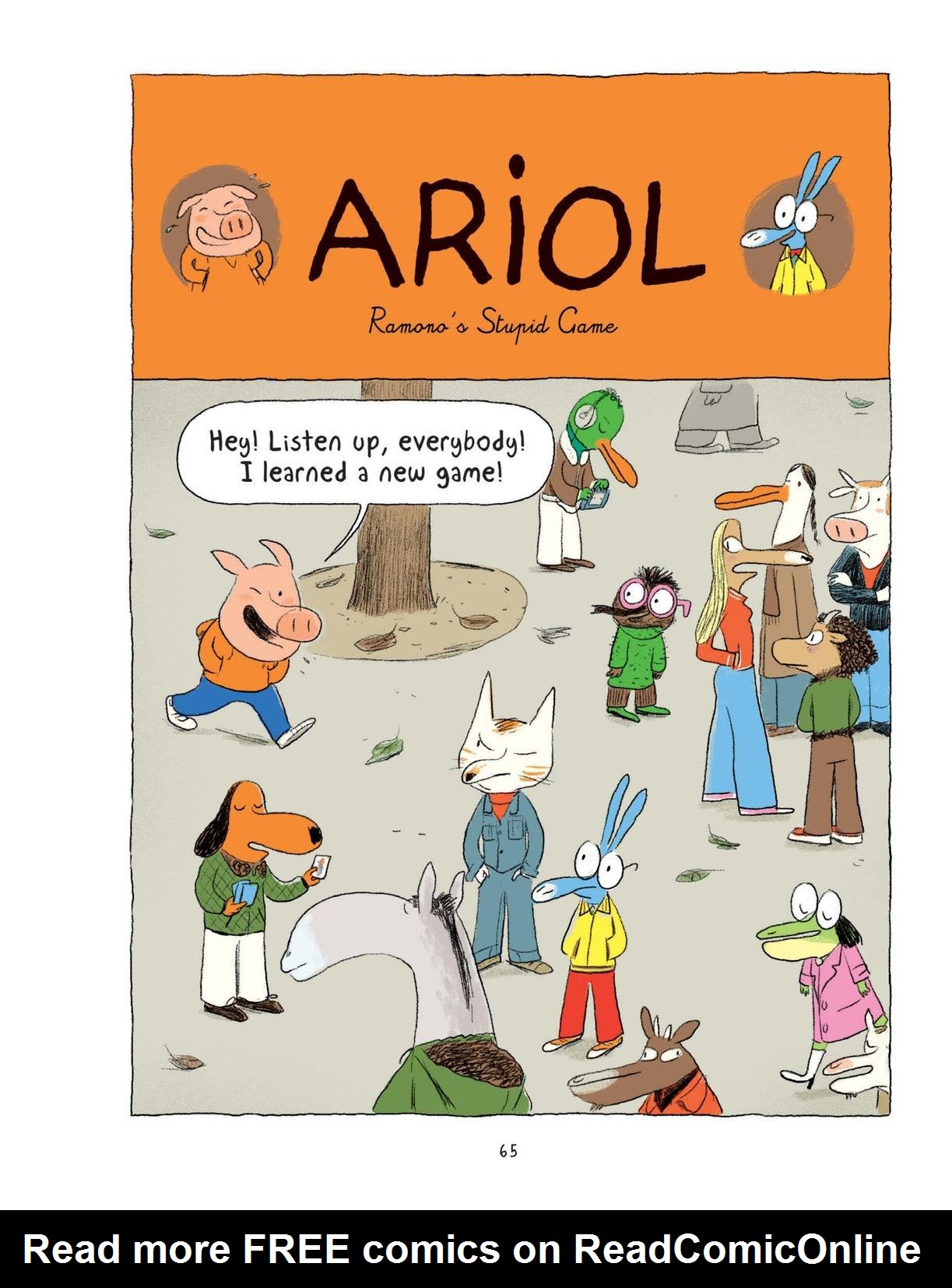 Read online Ariol comic -  Issue # TPB 1 - 67