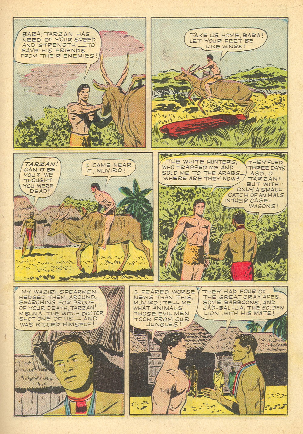 Read online Tarzan (1948) comic -  Issue #23 - 15