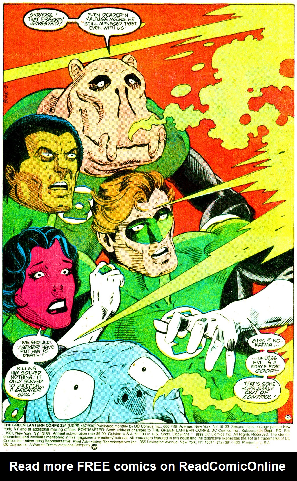 Green Lantern (1960) Issue #224 #227 - English 2
