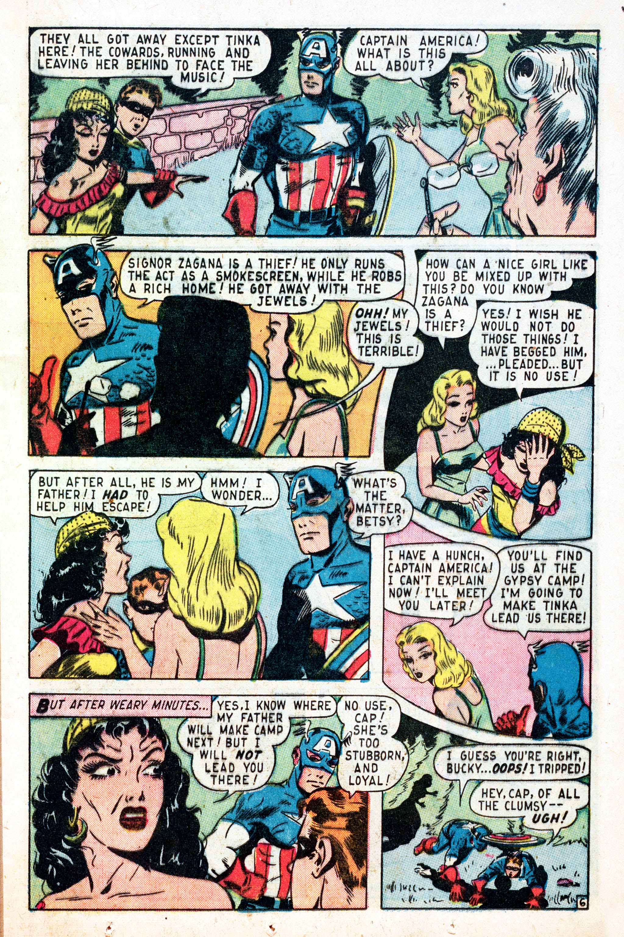 Read online Captain America Comics comic -  Issue #62 - 21