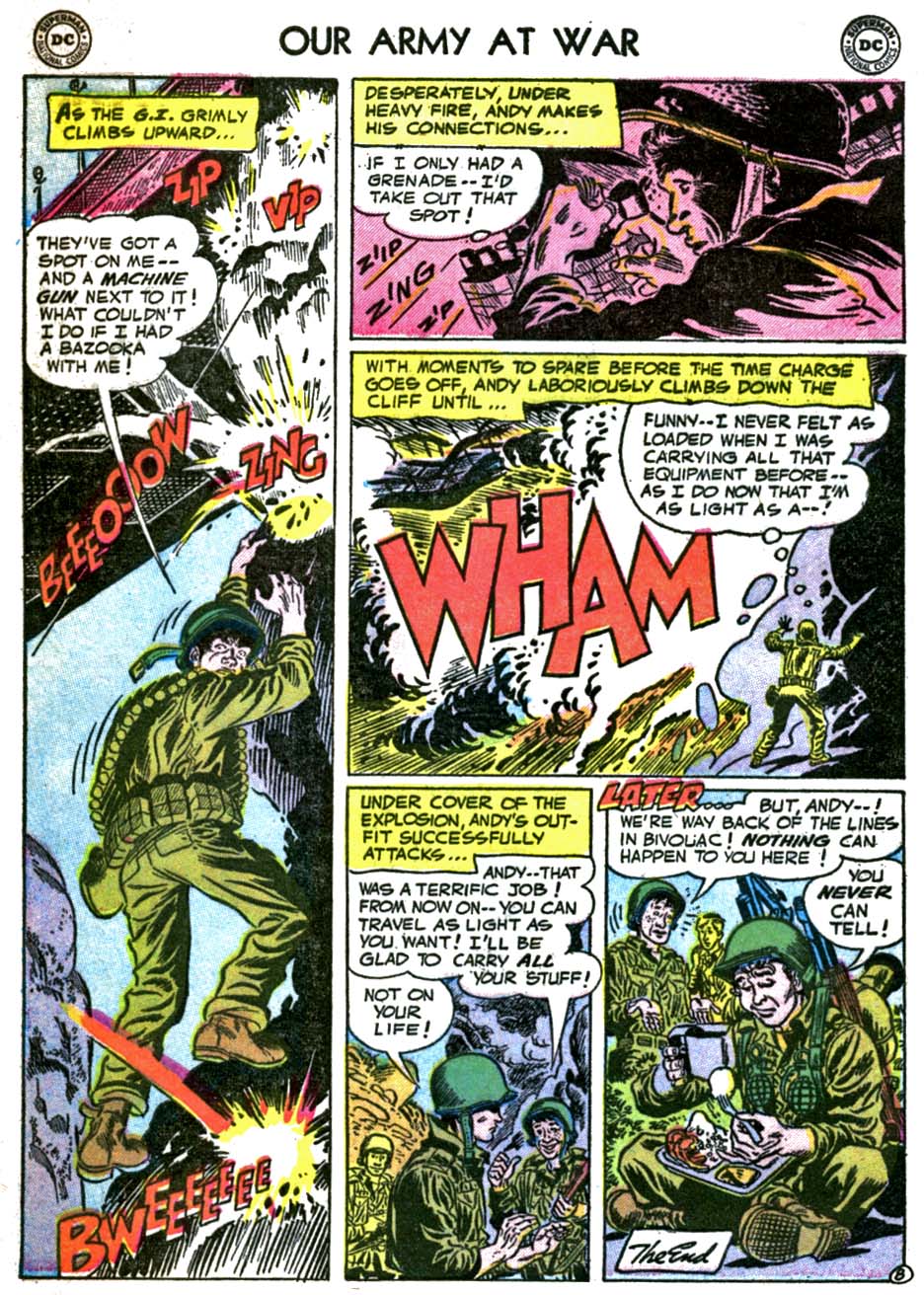 Read online Our Army at War (1952) comic -  Issue #46 - 10