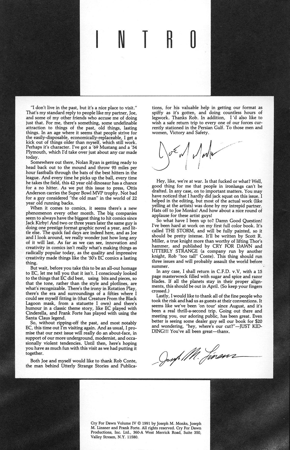 Read online Cry for Dawn comic -  Issue #4 - 2