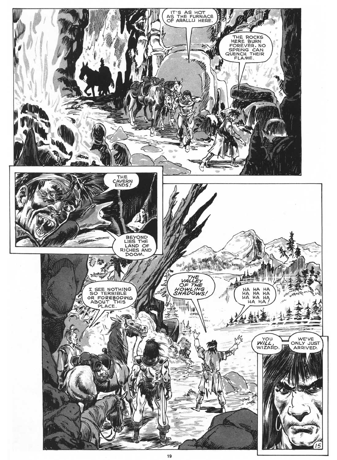 Read online The Savage Sword Of Conan comic -  Issue #161 - 21