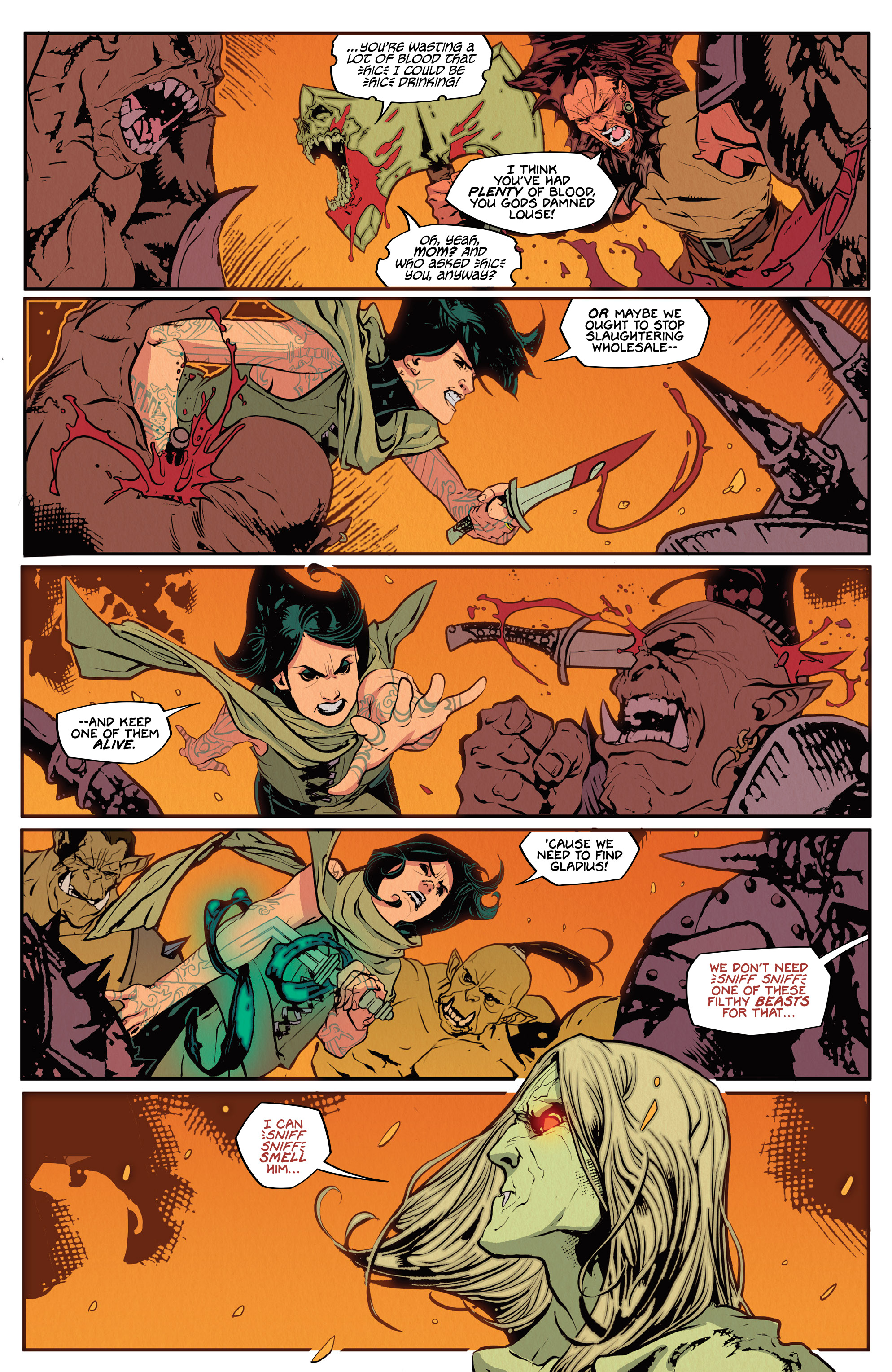 Read online Barbaric: Axe to Grind comic -  Issue #3 - 5