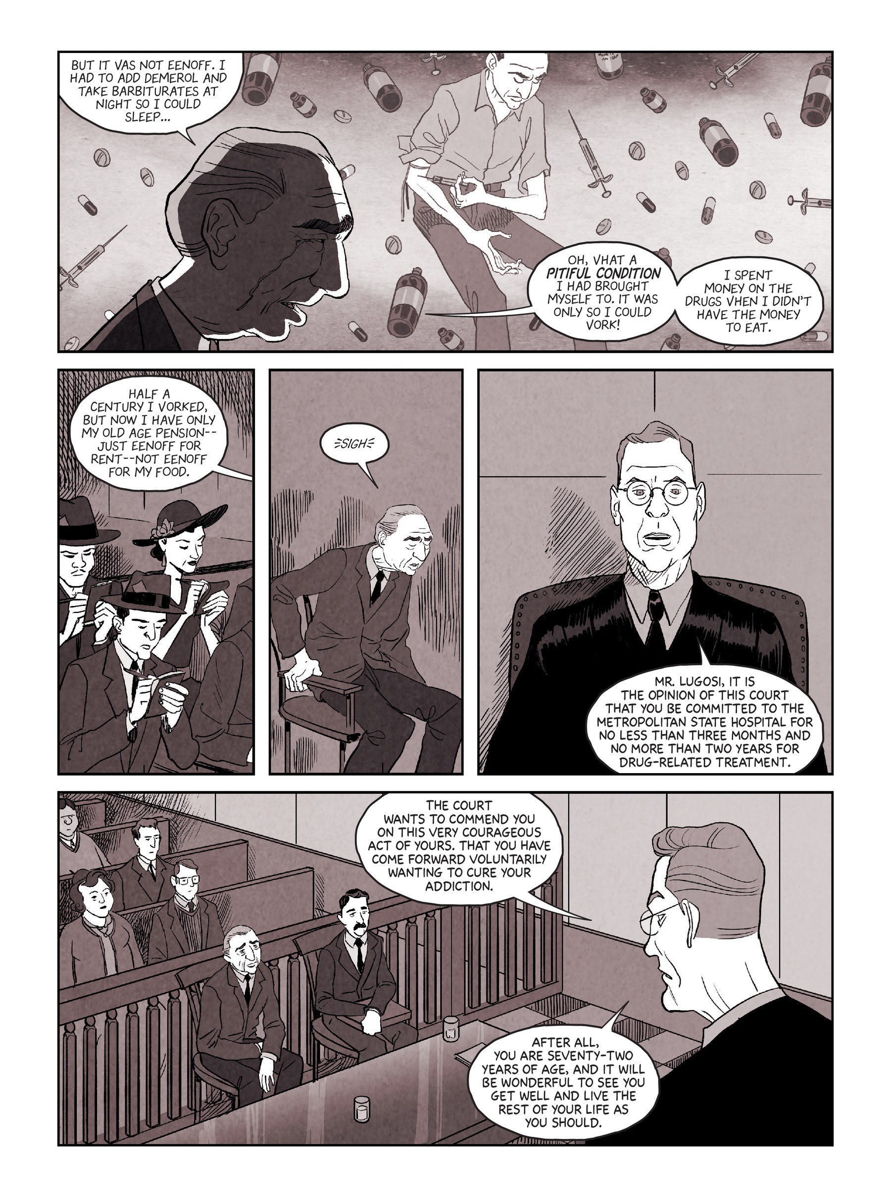 Read online Lugosi: The Rise & Fall of Hollywood's Dracula comic -  Issue # TPB (Part 1) - 75
