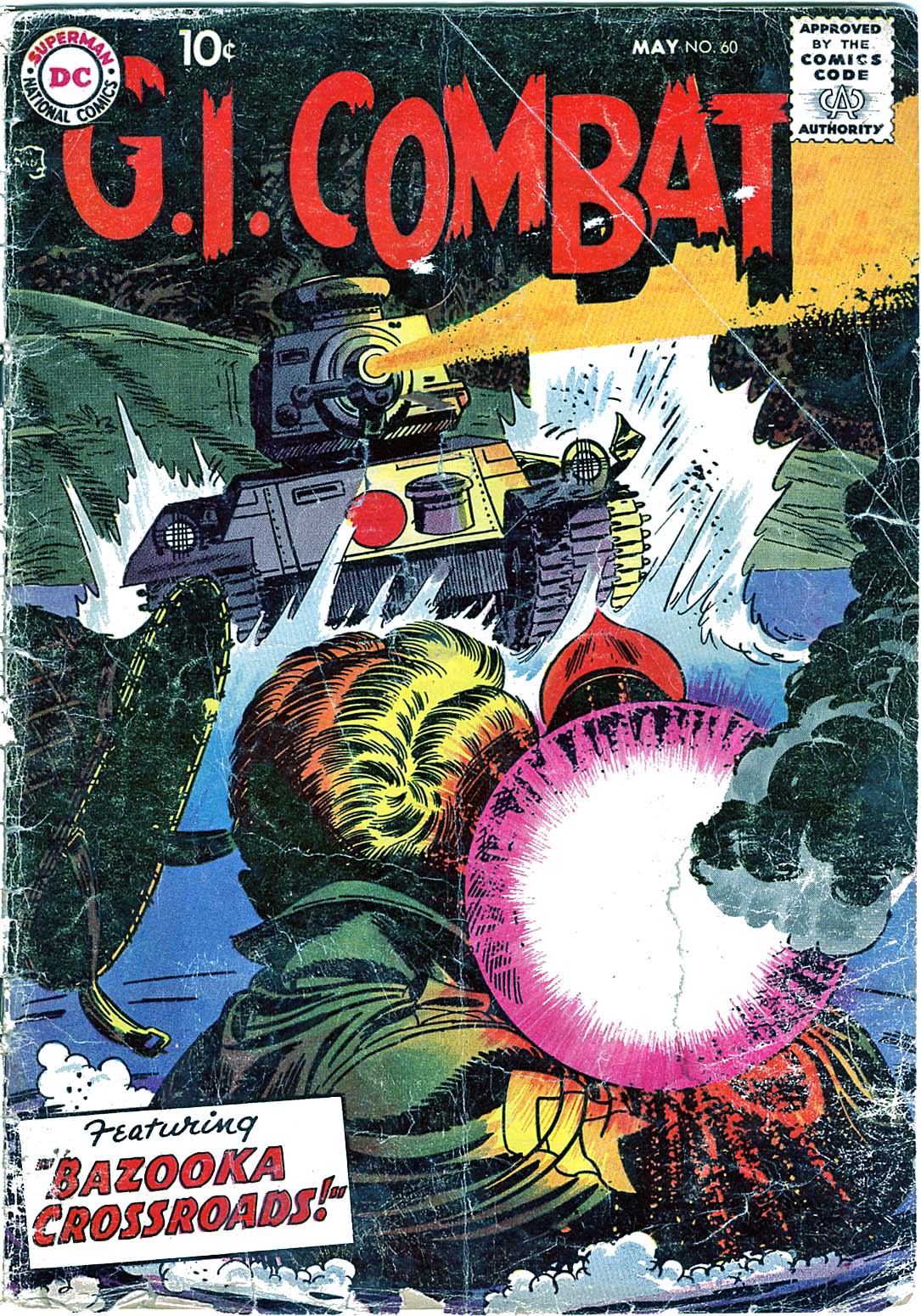 Read online G.I. Combat (1952) comic -  Issue #60 - 1