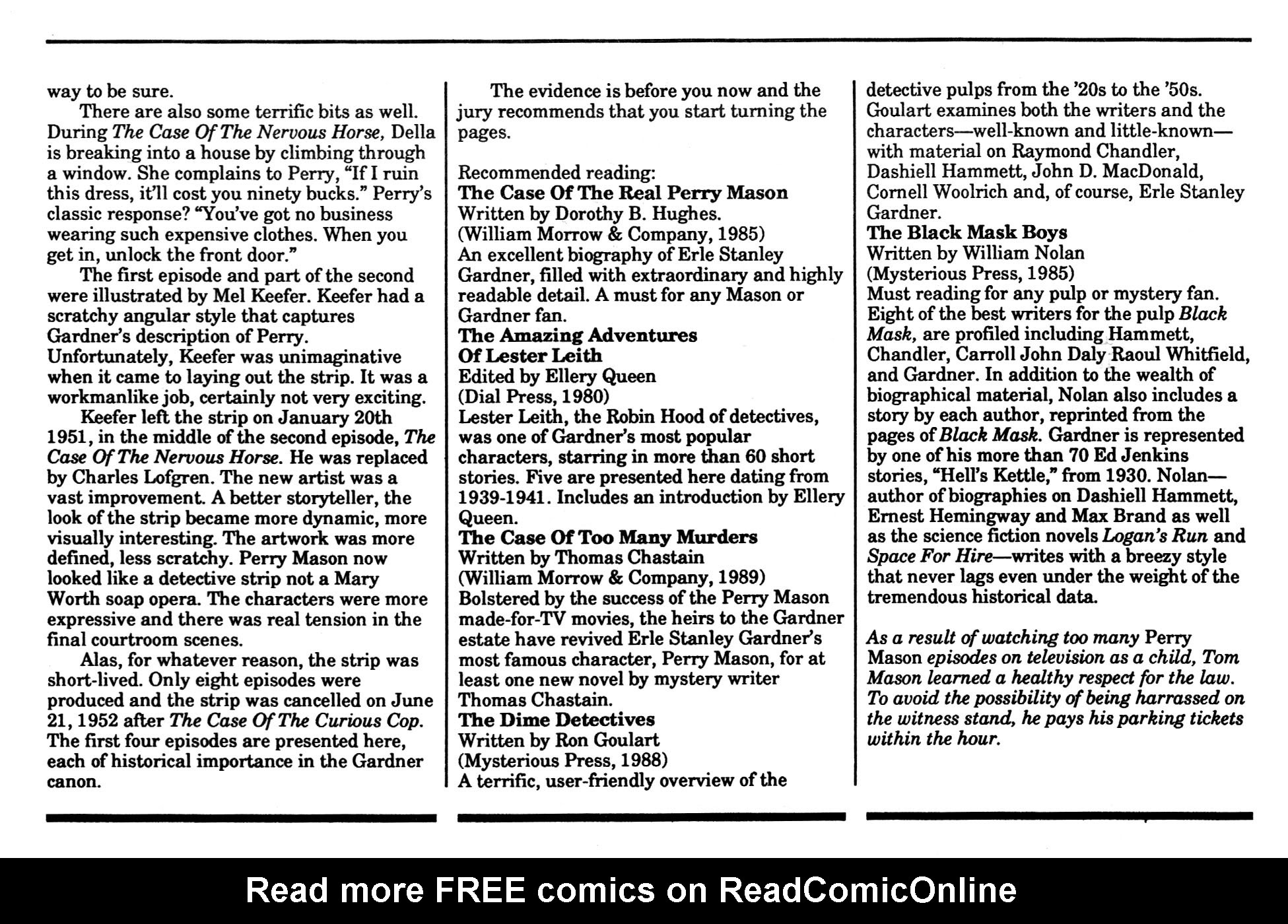 Read online Four Cases of Murder comic -  Issue # TPB - 7
