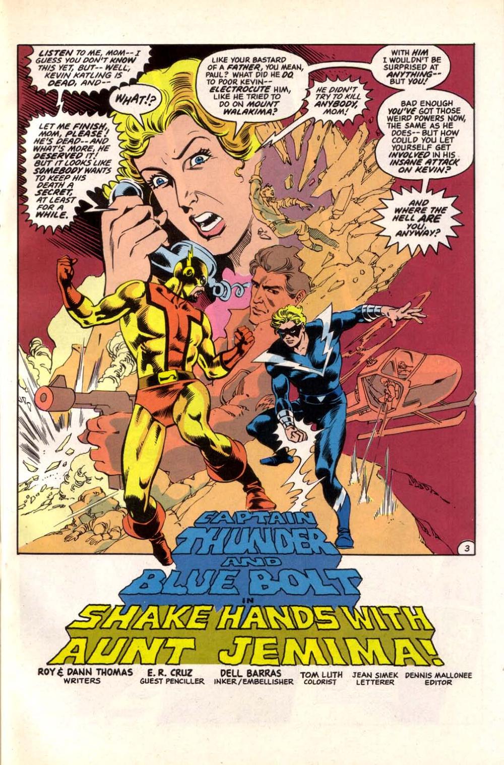 Read online Captain Thunder and Blue Bolt comic -  Issue #3 - 5
