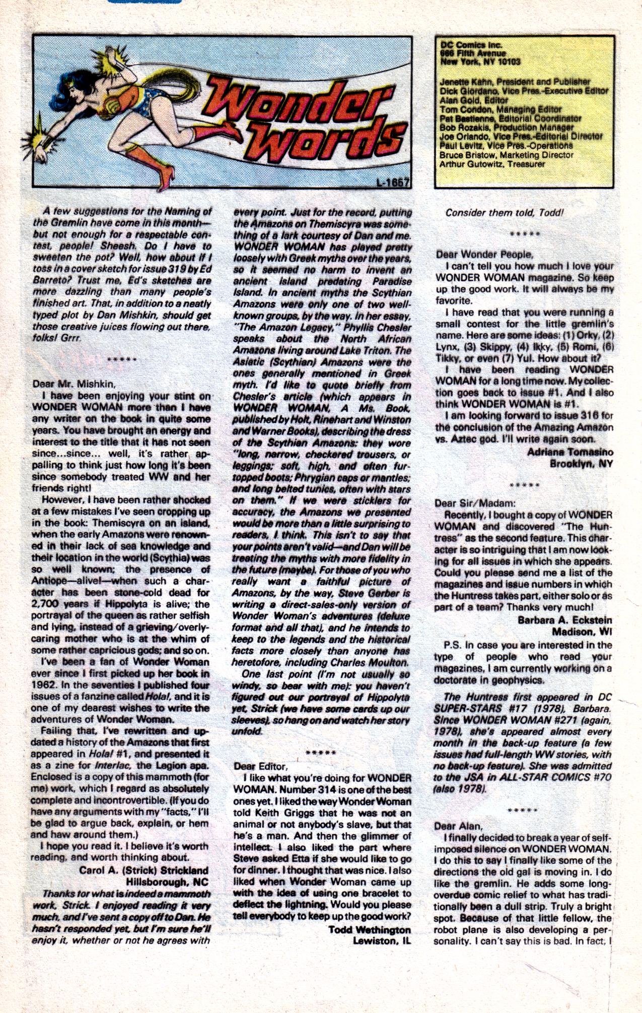 Read online Wonder Woman (1942) comic -  Issue #318 - 25