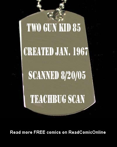 Read online Two-Gun Kid comic -  Issue #85 - 1