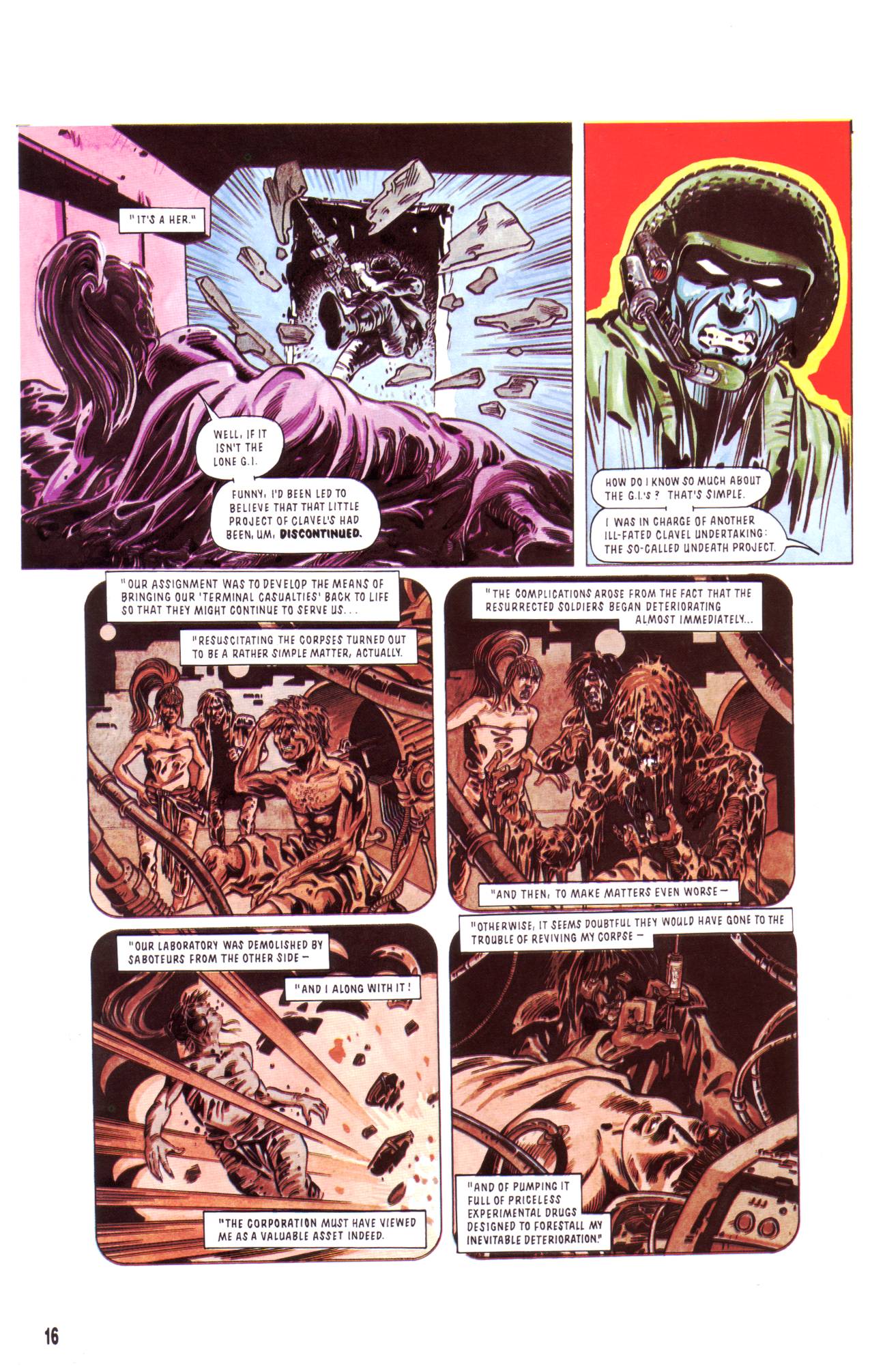 Read online Rogue Trooper:  The Final Warrior comic -  Issue #6 - 17
