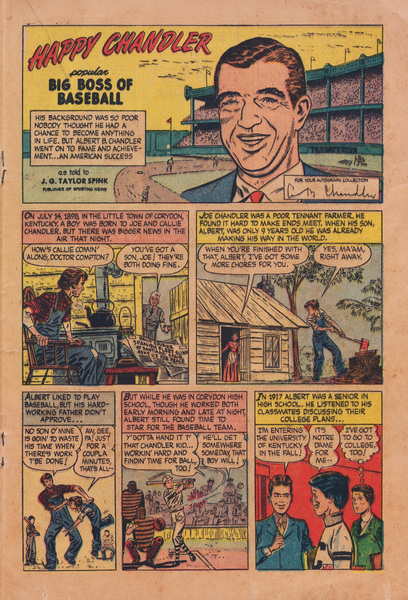 Read online Babe Ruth Sports Comics comic -  Issue #4 - 17