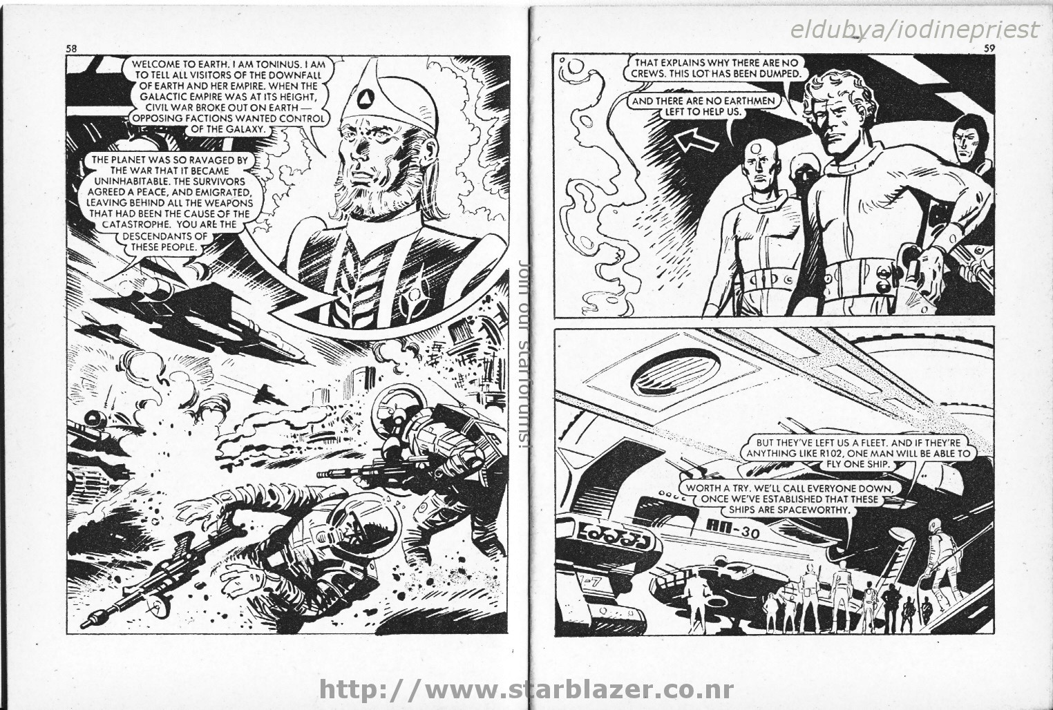 Read online Starblazer comic -  Issue #55 - 31