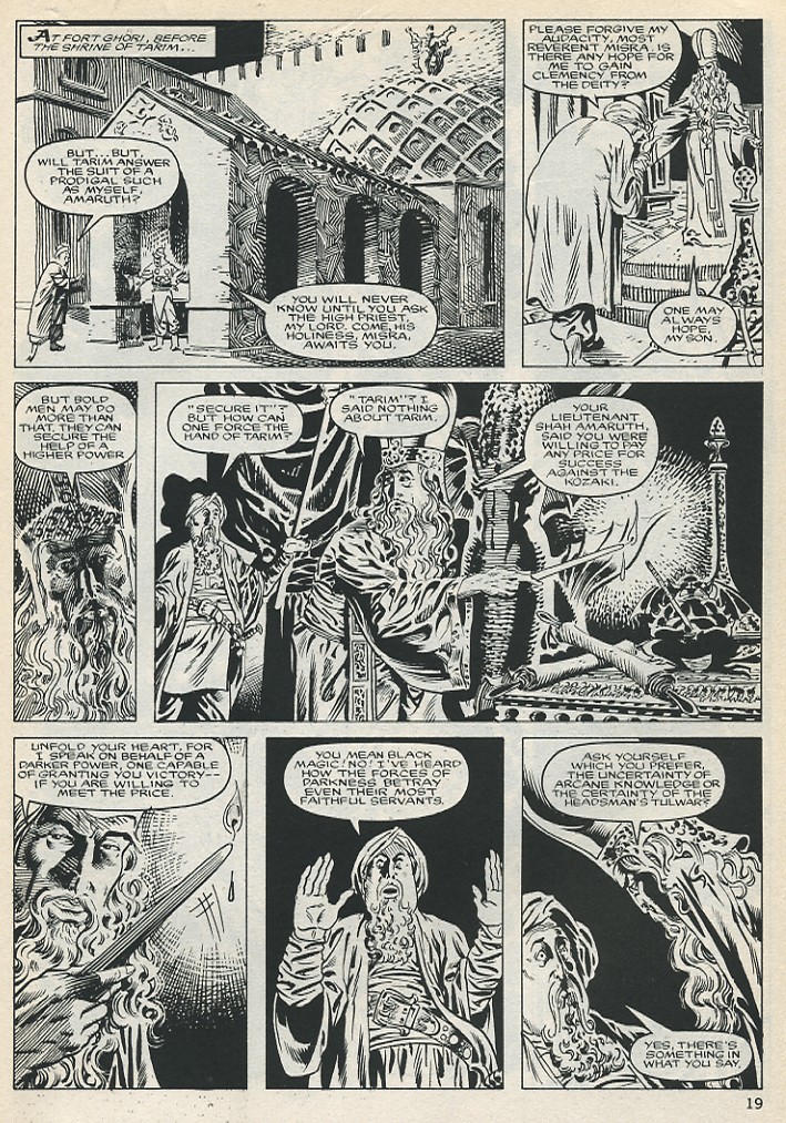 Read online The Savage Sword Of Conan comic -  Issue #131 - 19
