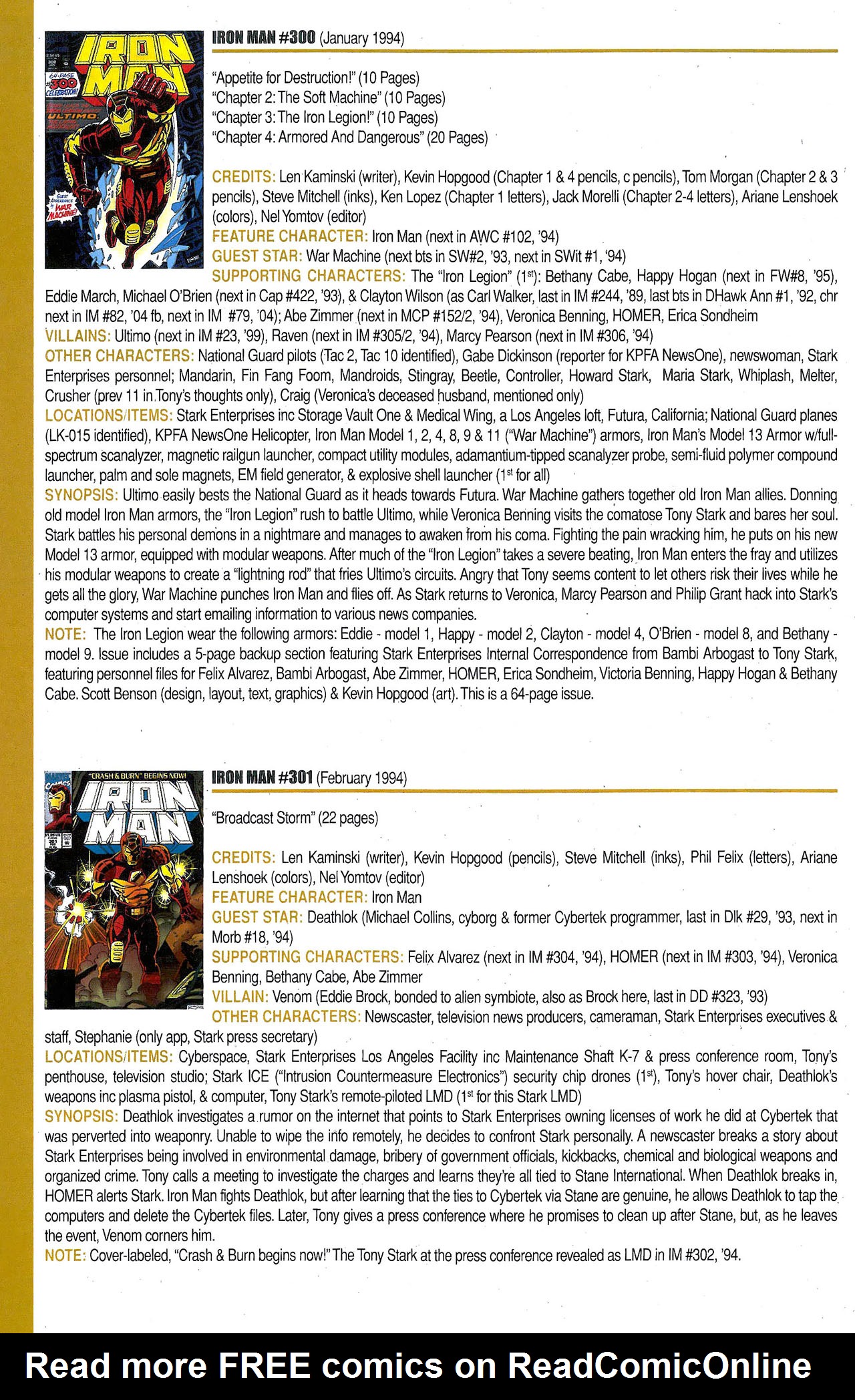 Read online Official Index to the Marvel Universe comic -  Issue #9 - 24