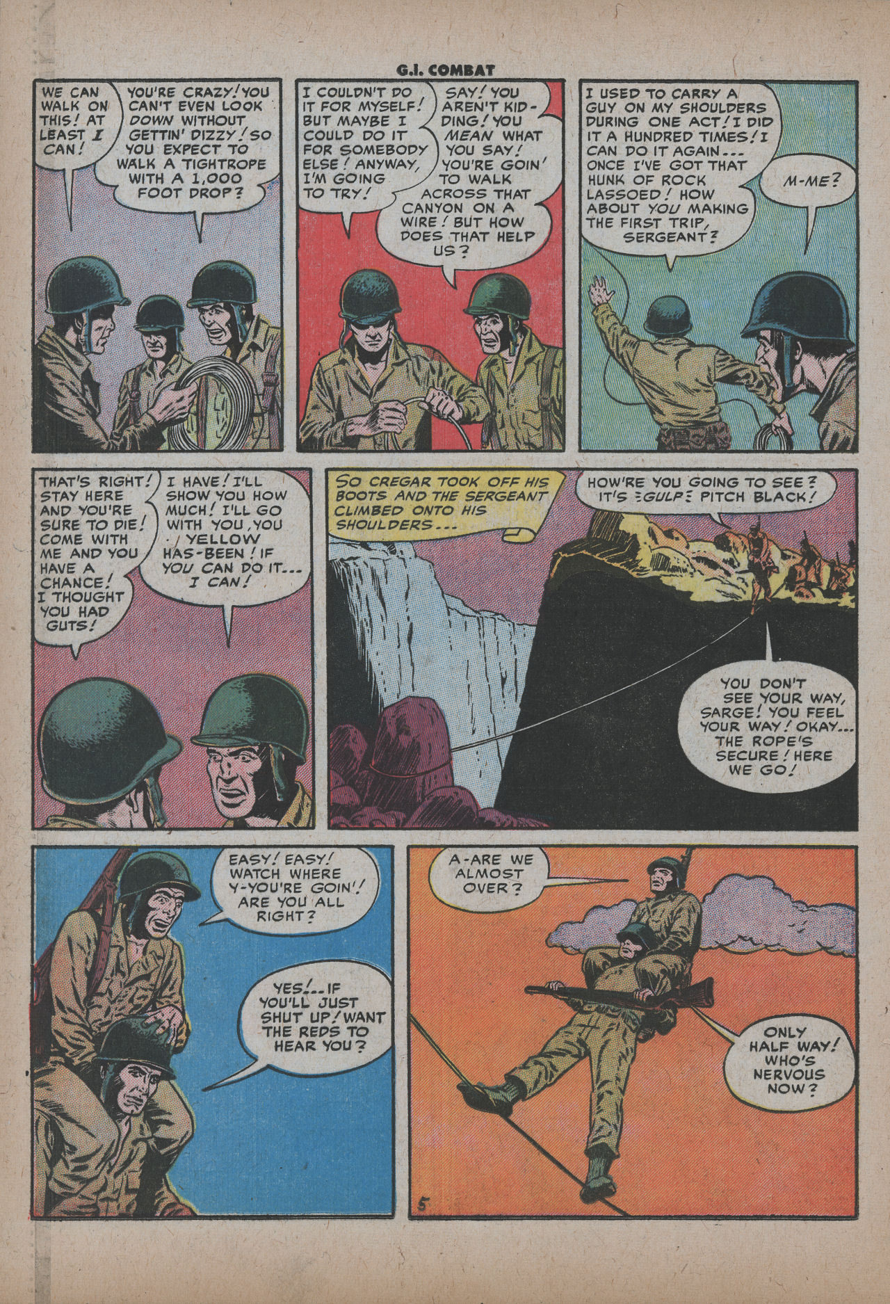 Read online G.I. Combat (1952) comic -  Issue #34 - 16