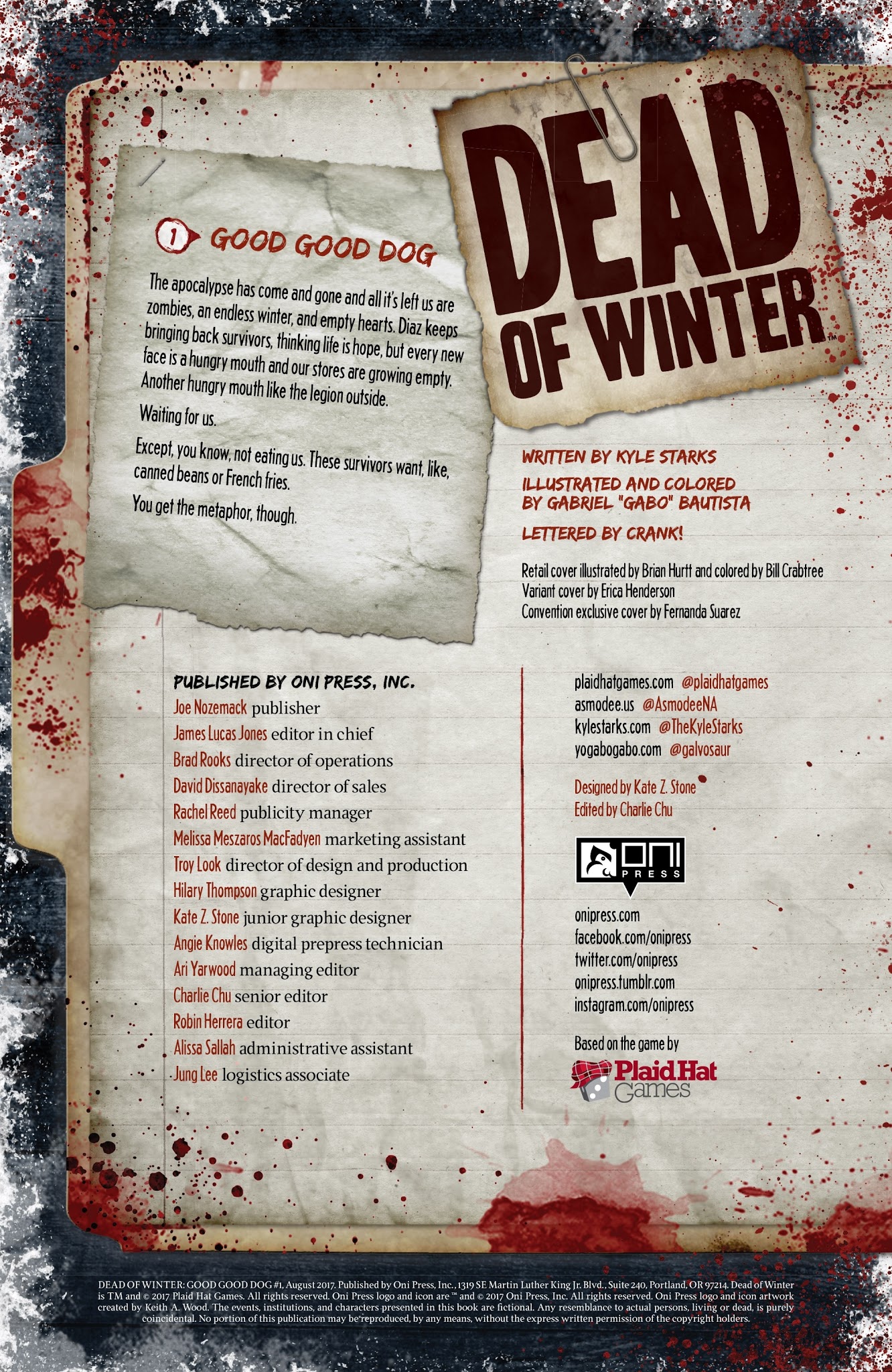 Read online Dead of Winter comic -  Issue #1 - 2