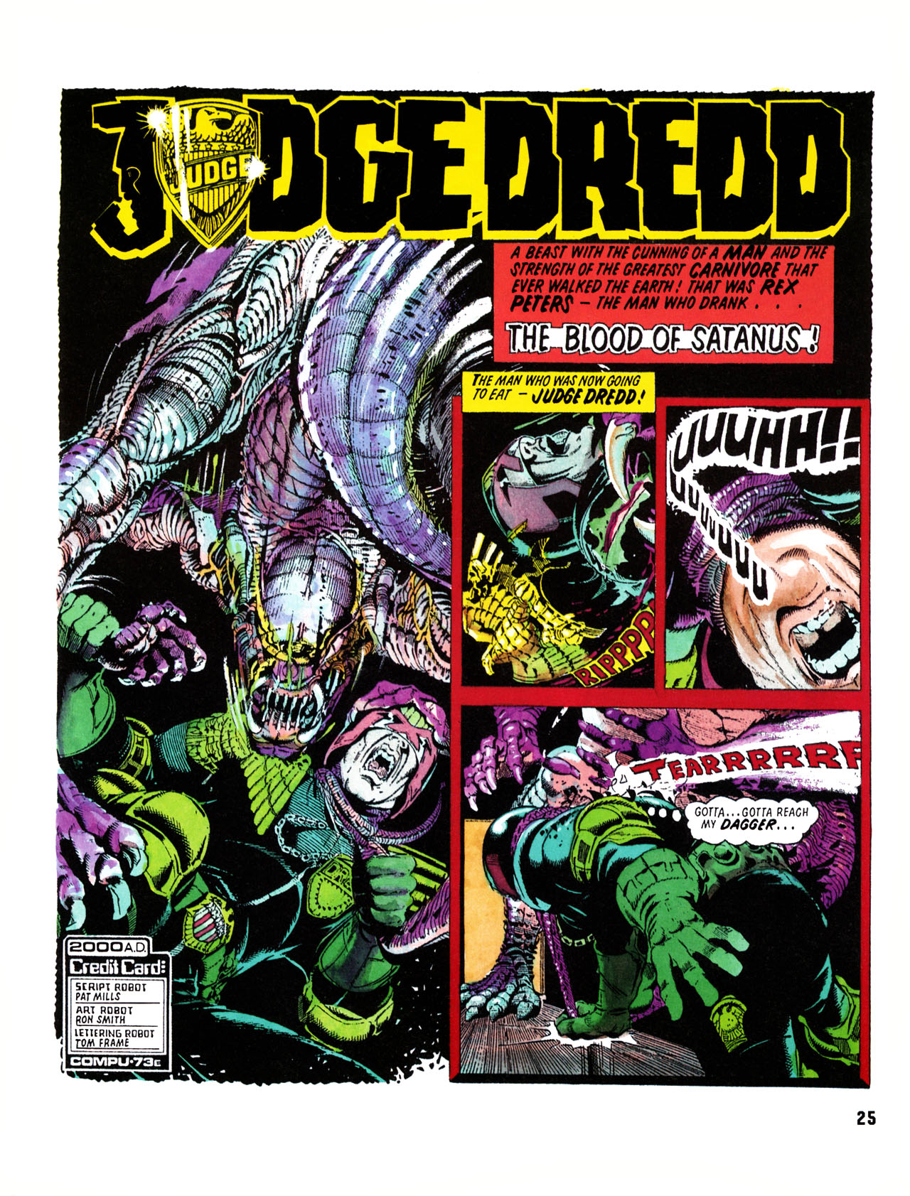 Read online Judge Dredd Definitive Editions comic -  Issue # TPB Bad Science - 25