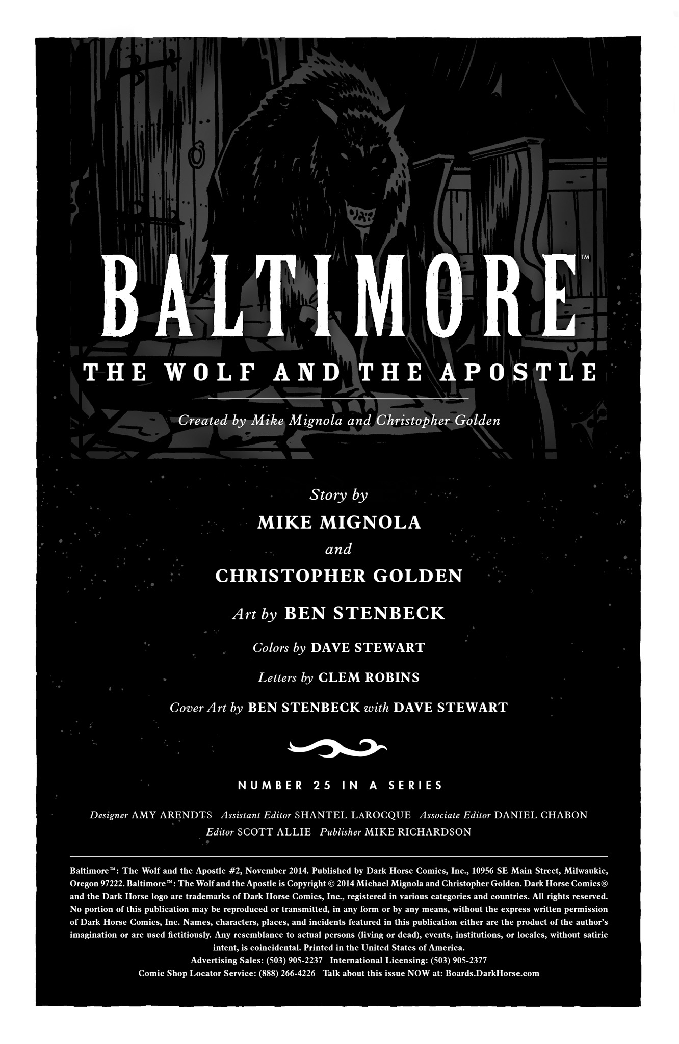 Read online Baltimore: The Wolf and the Apostle comic -  Issue #2 - 2