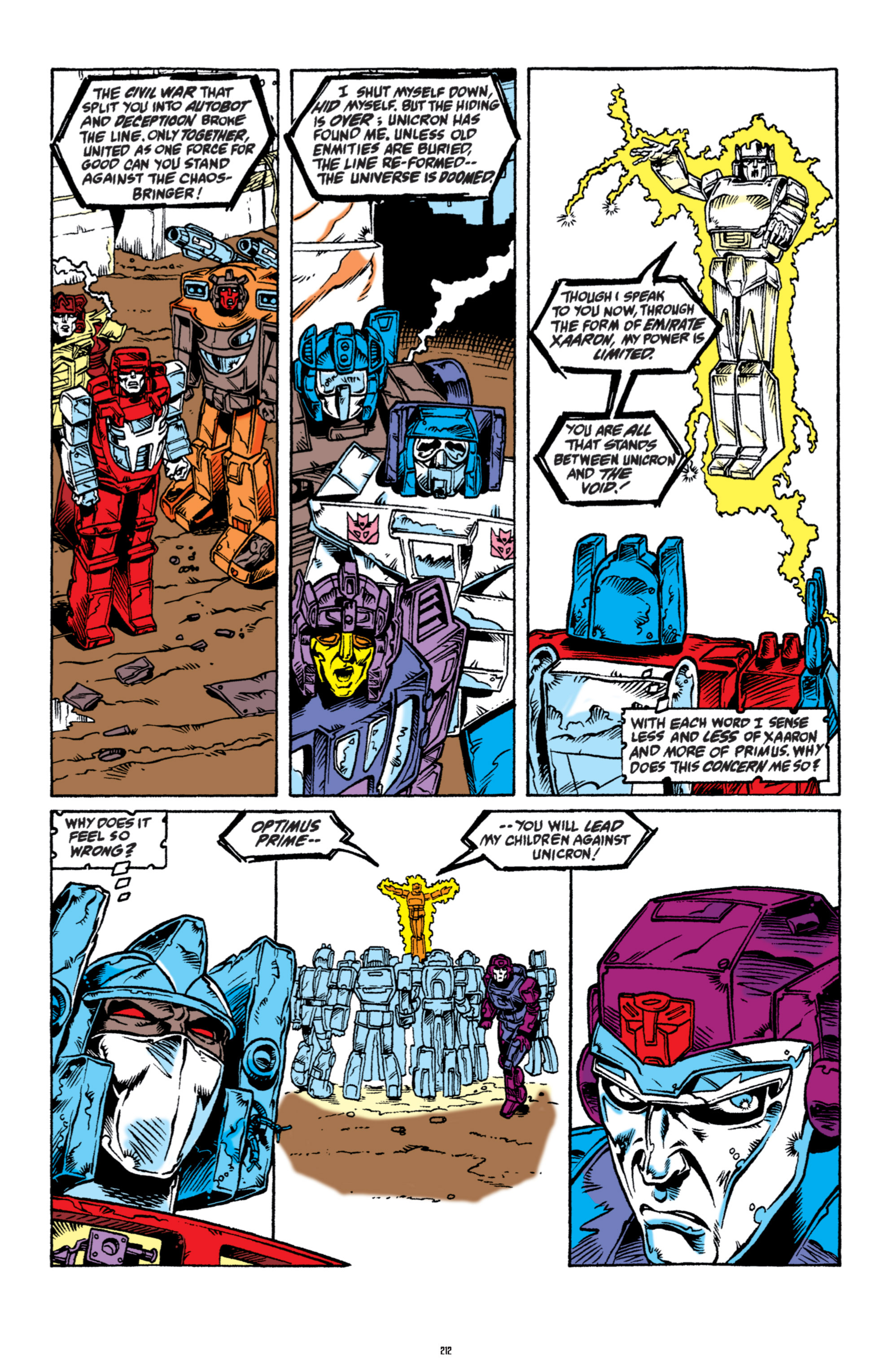Read online The Transformers Classics comic -  Issue # TPB 6 - 210