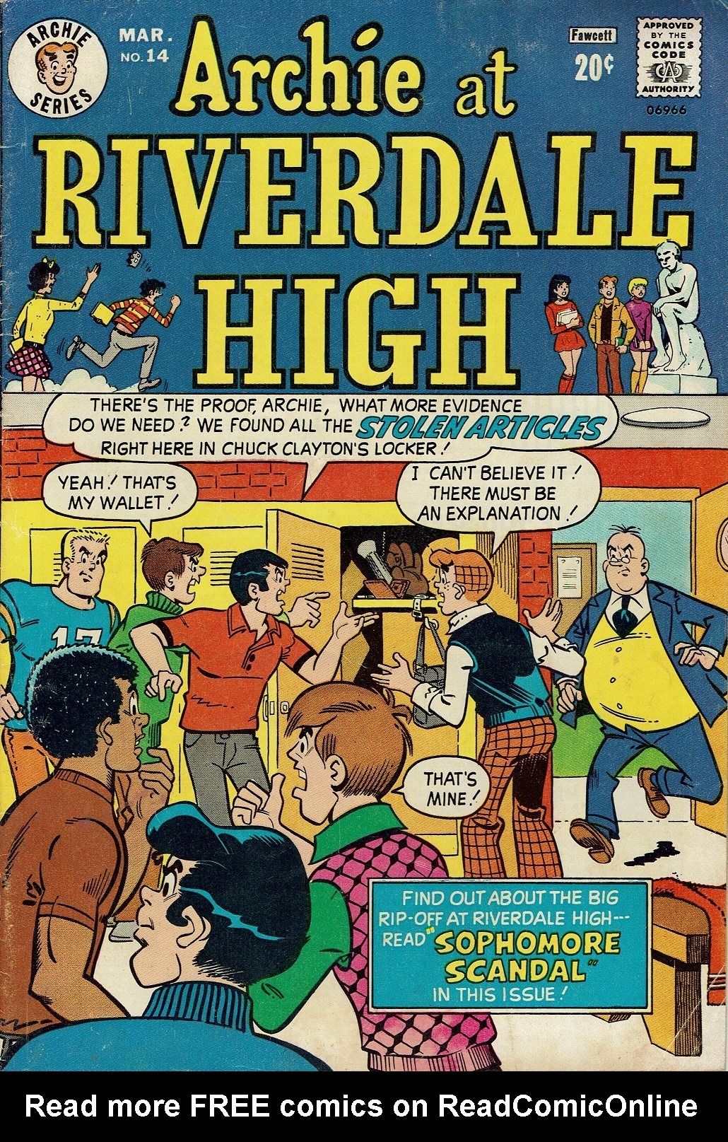 Read online Archie at Riverdale High (1972) comic -  Issue #14 - 1
