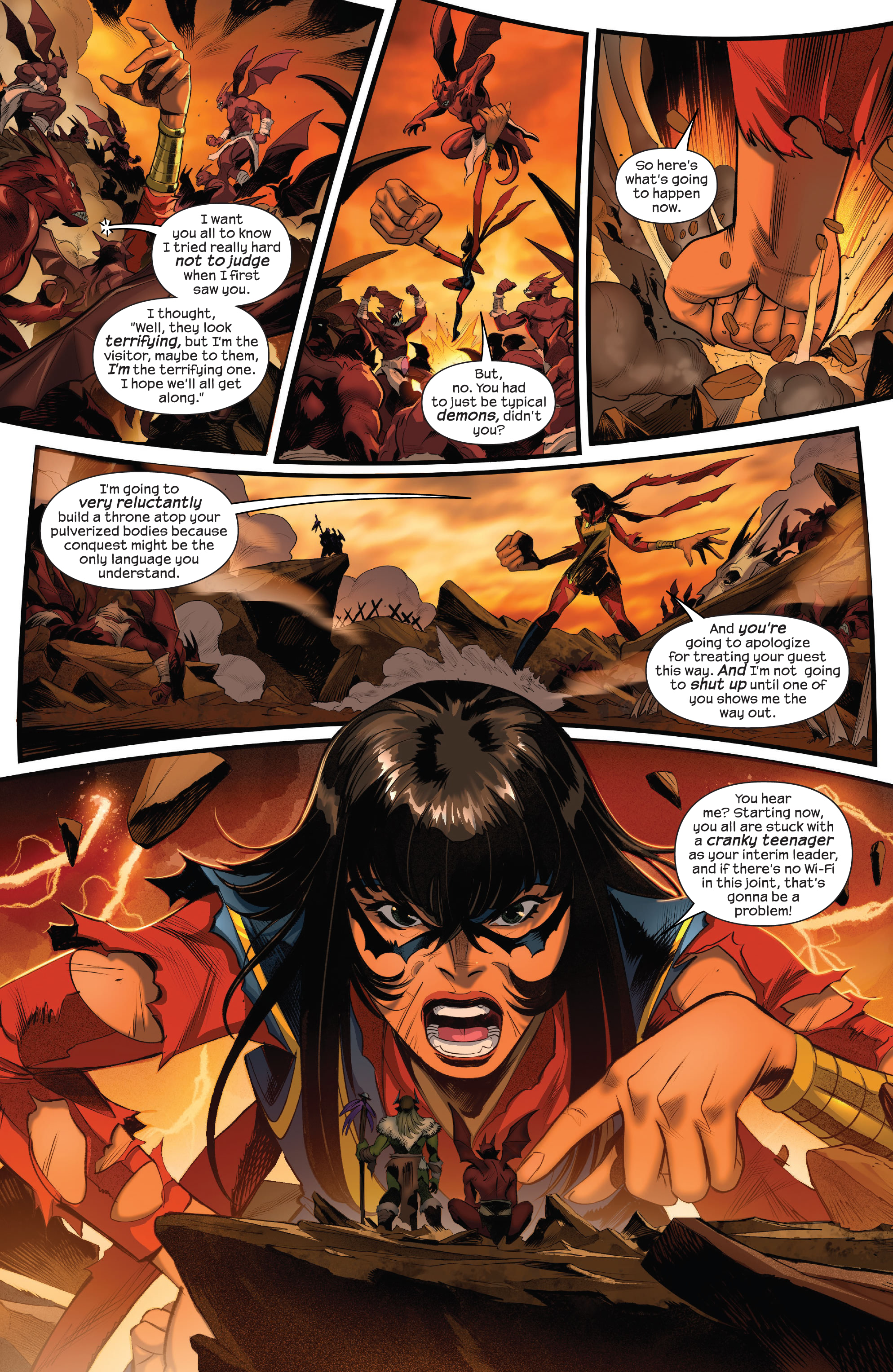 Read online Dark Web: Ms. Marvel comic -  Issue #2 - 7