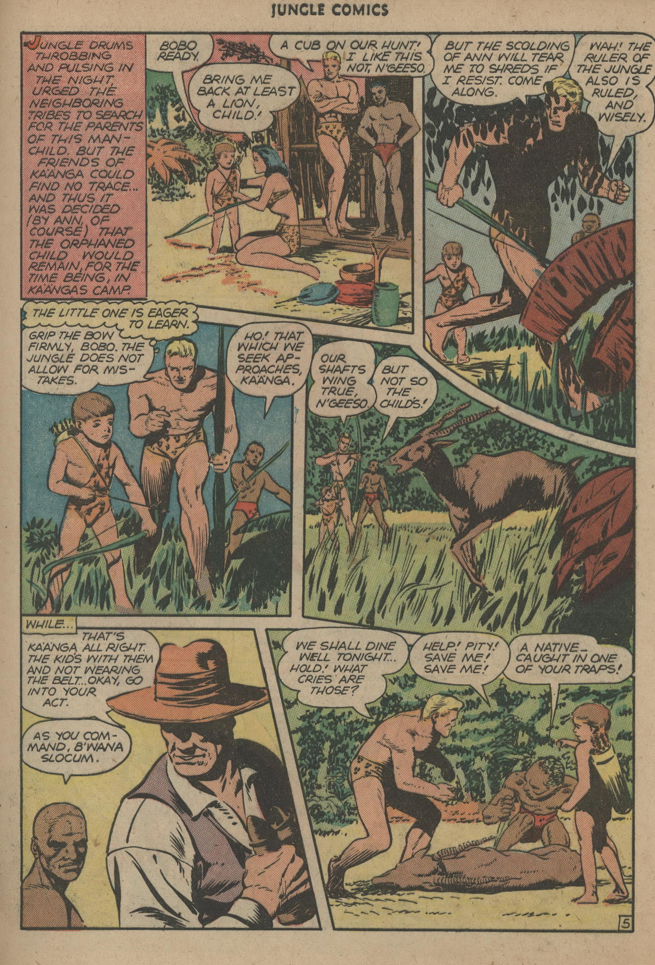 Read online Jungle Comics comic -  Issue #81 - 7