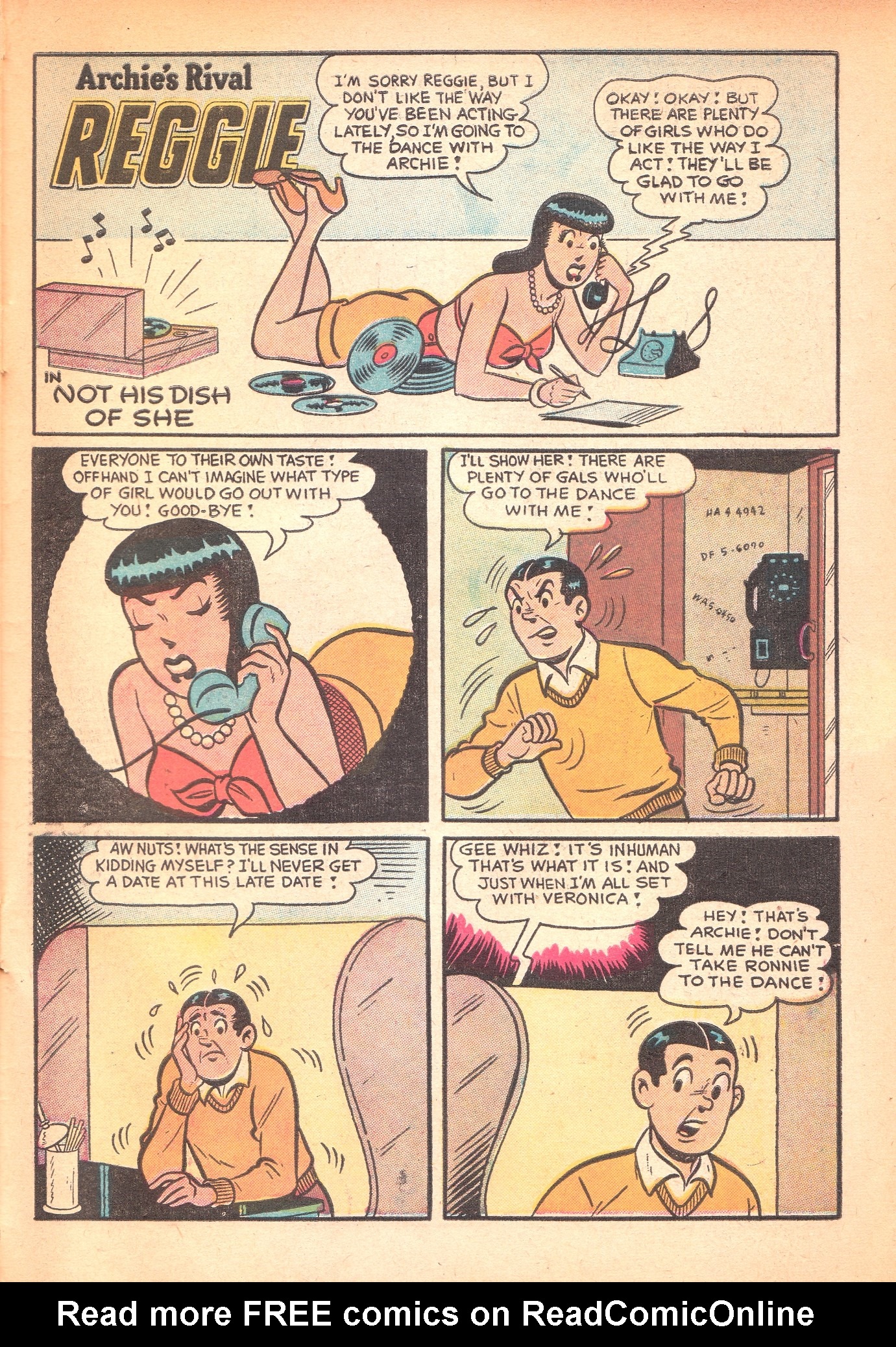 Read online Archie's Rival Reggie comic -  Issue #12 - 31