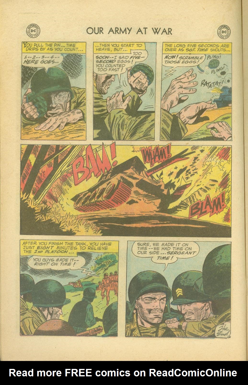 Read online Our Army at War (1952) comic -  Issue #61 - 16