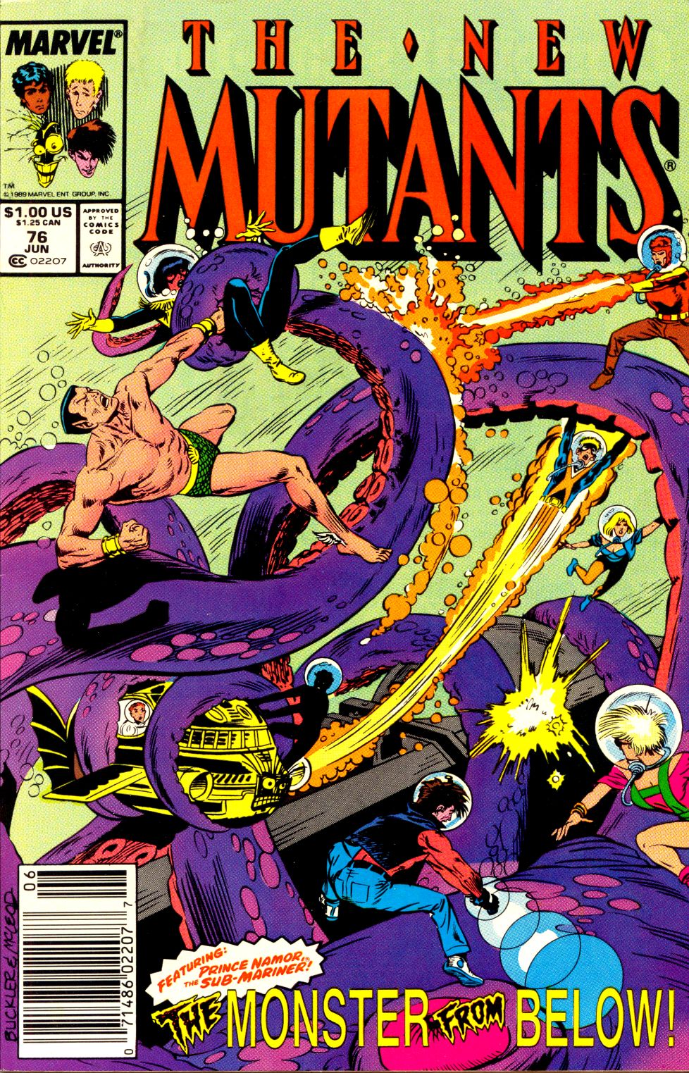 Read online The New Mutants comic -  Issue #76 - 1