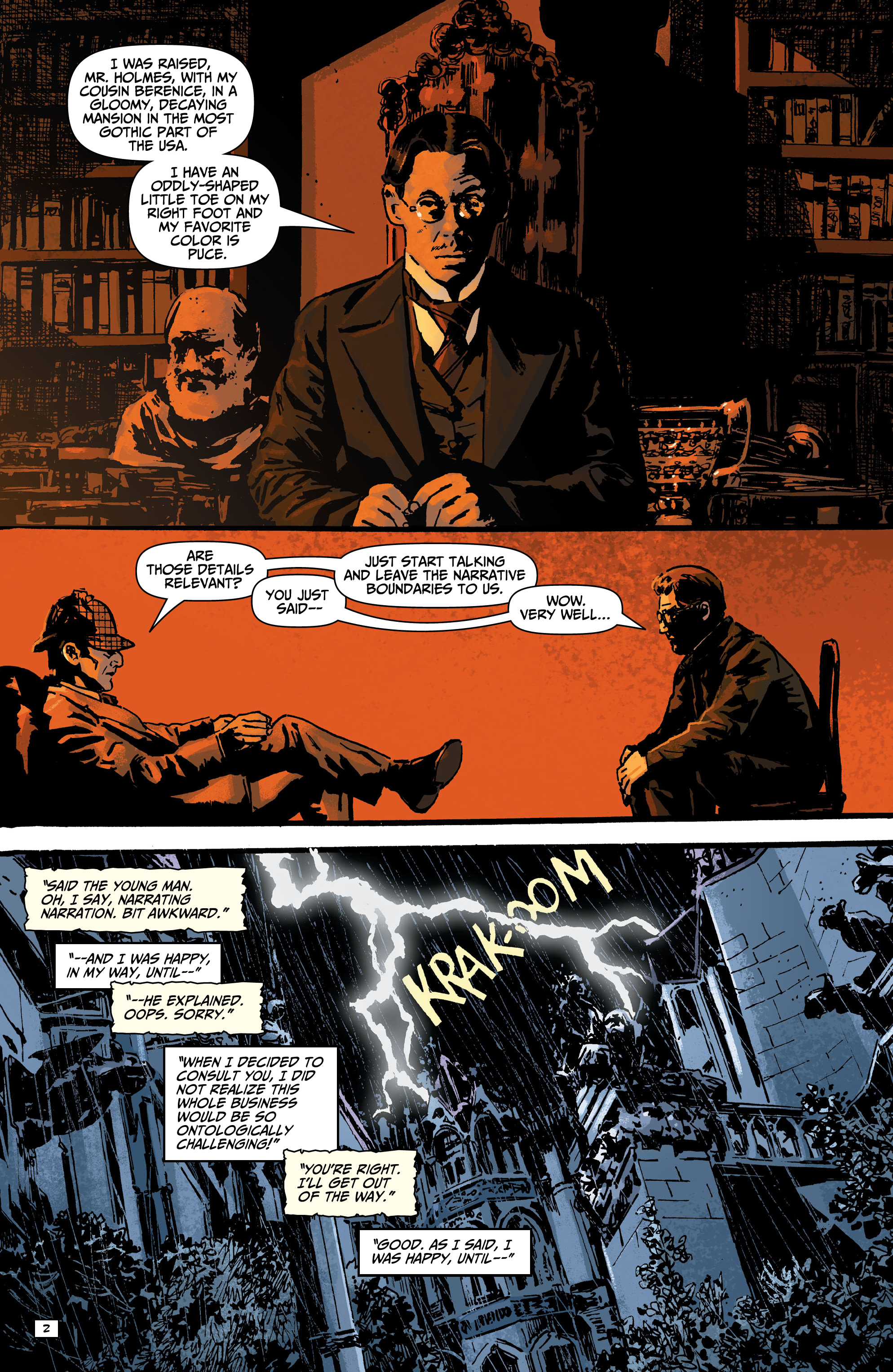 Read online Edgar Allan Poe's Snifter of Blood comic -  Issue #5 - 4
