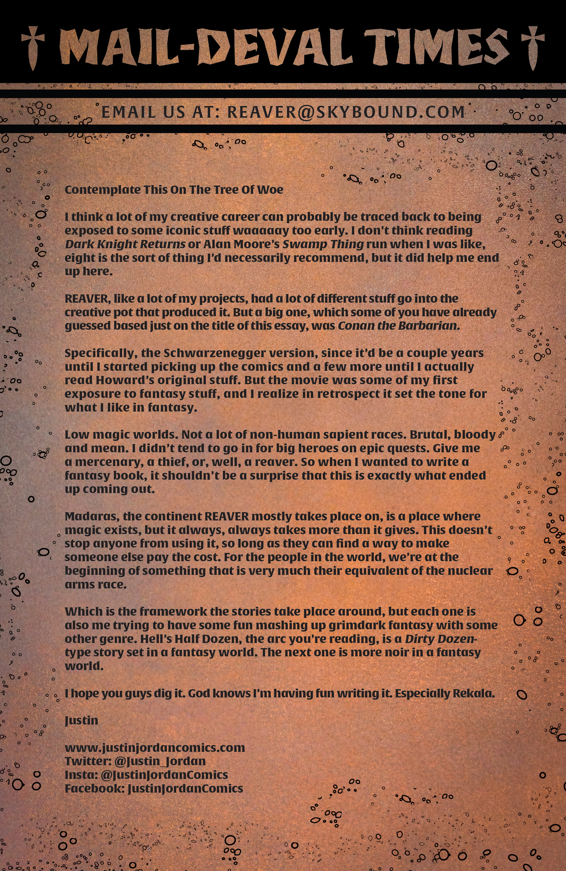 Read online Reaver comic -  Issue #1 - 33