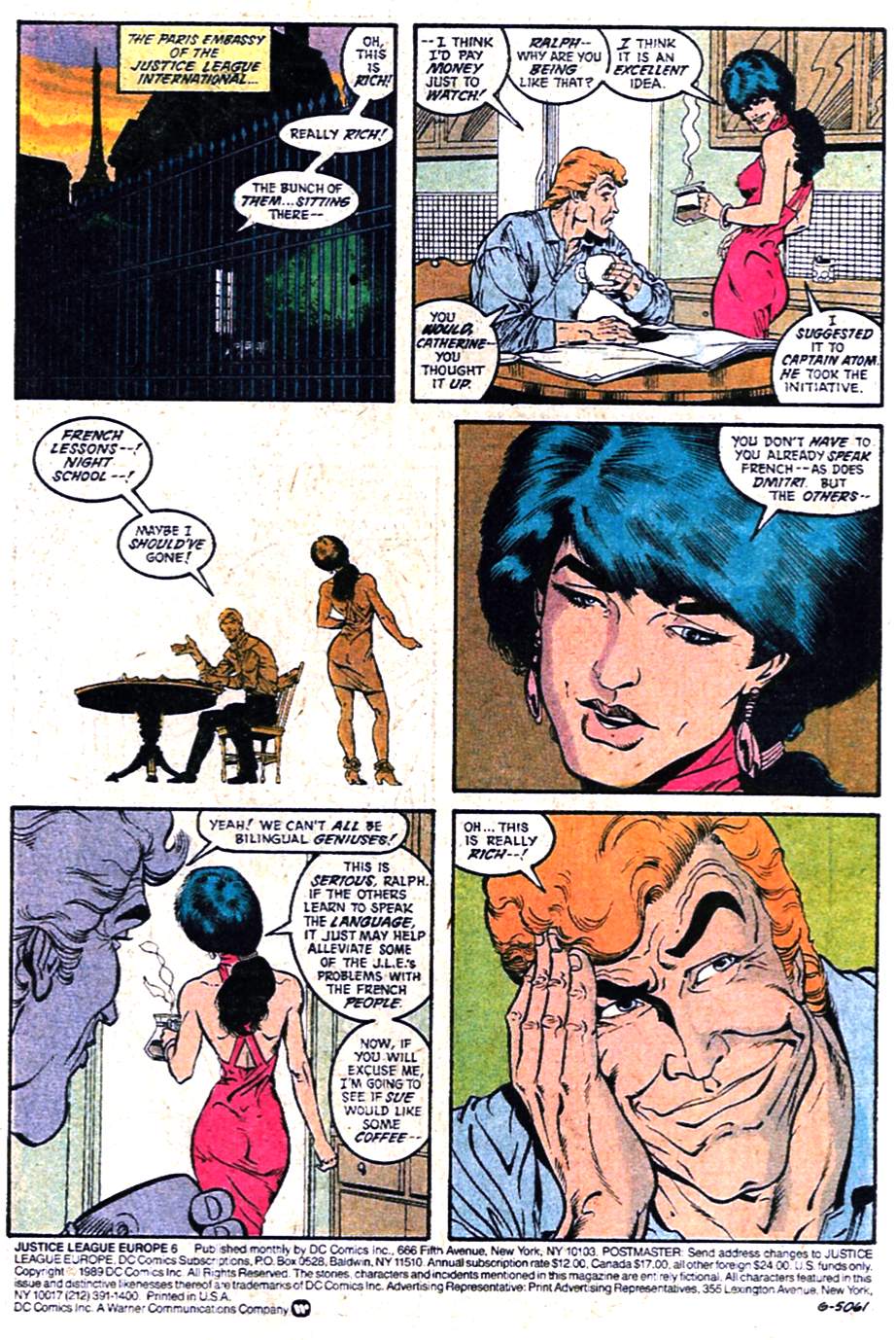 Justice League Europe 6 Page 1