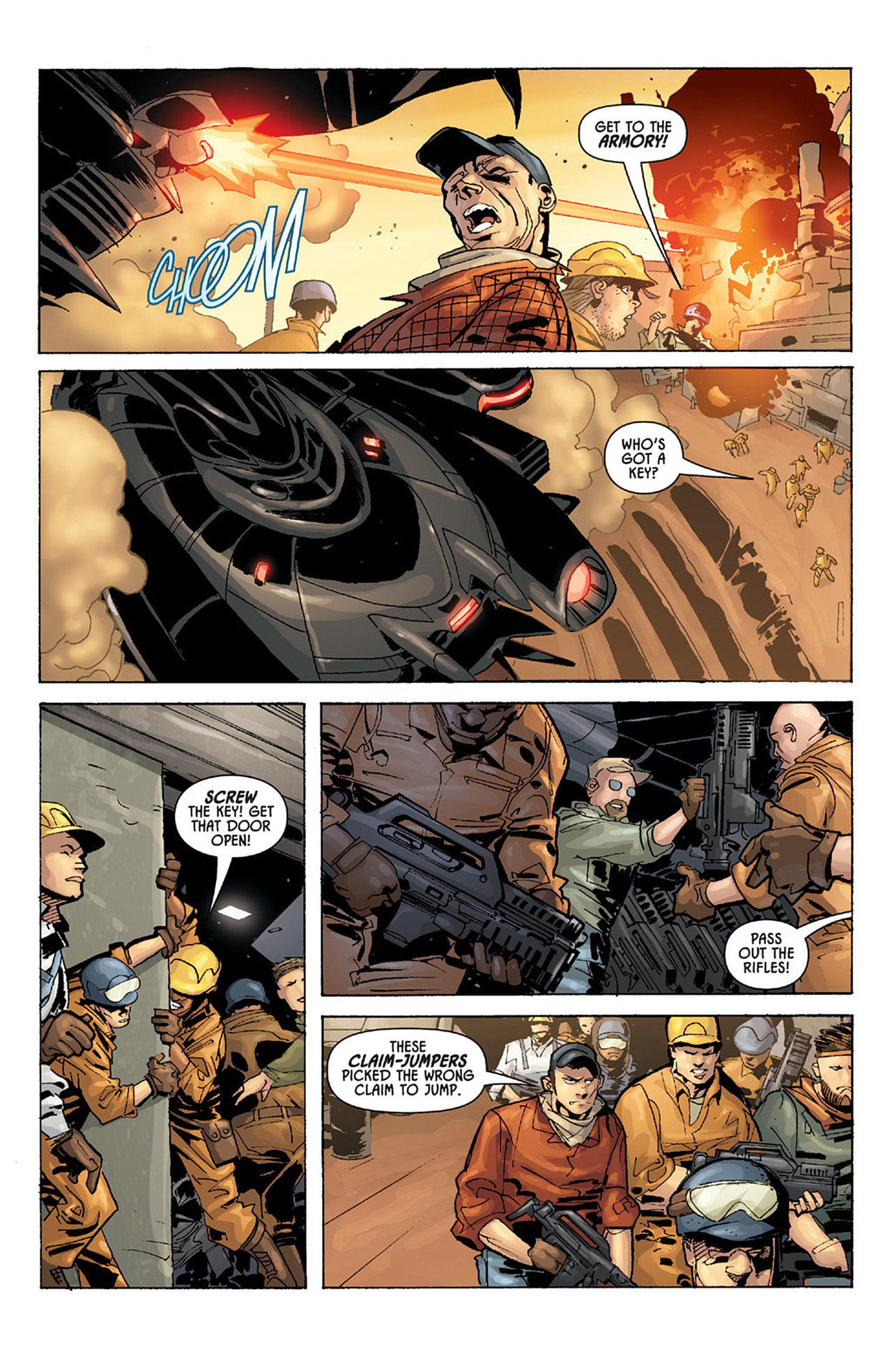 Read online Aliens vs. Predator: Three World War comic -  Issue #1 - 6