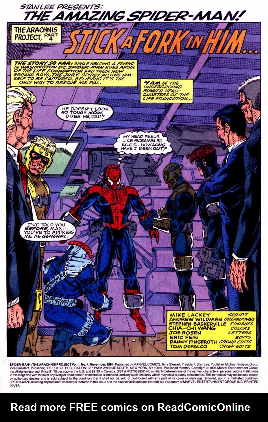 Read online Spider-Man: The Arachnis Project comic -  Issue #4 - 2