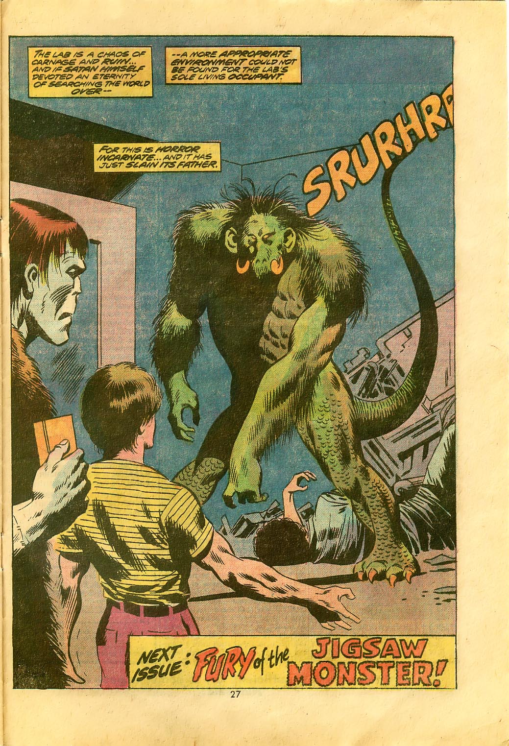 Read online Frankenstein (1973) comic -  Issue #13 - 18