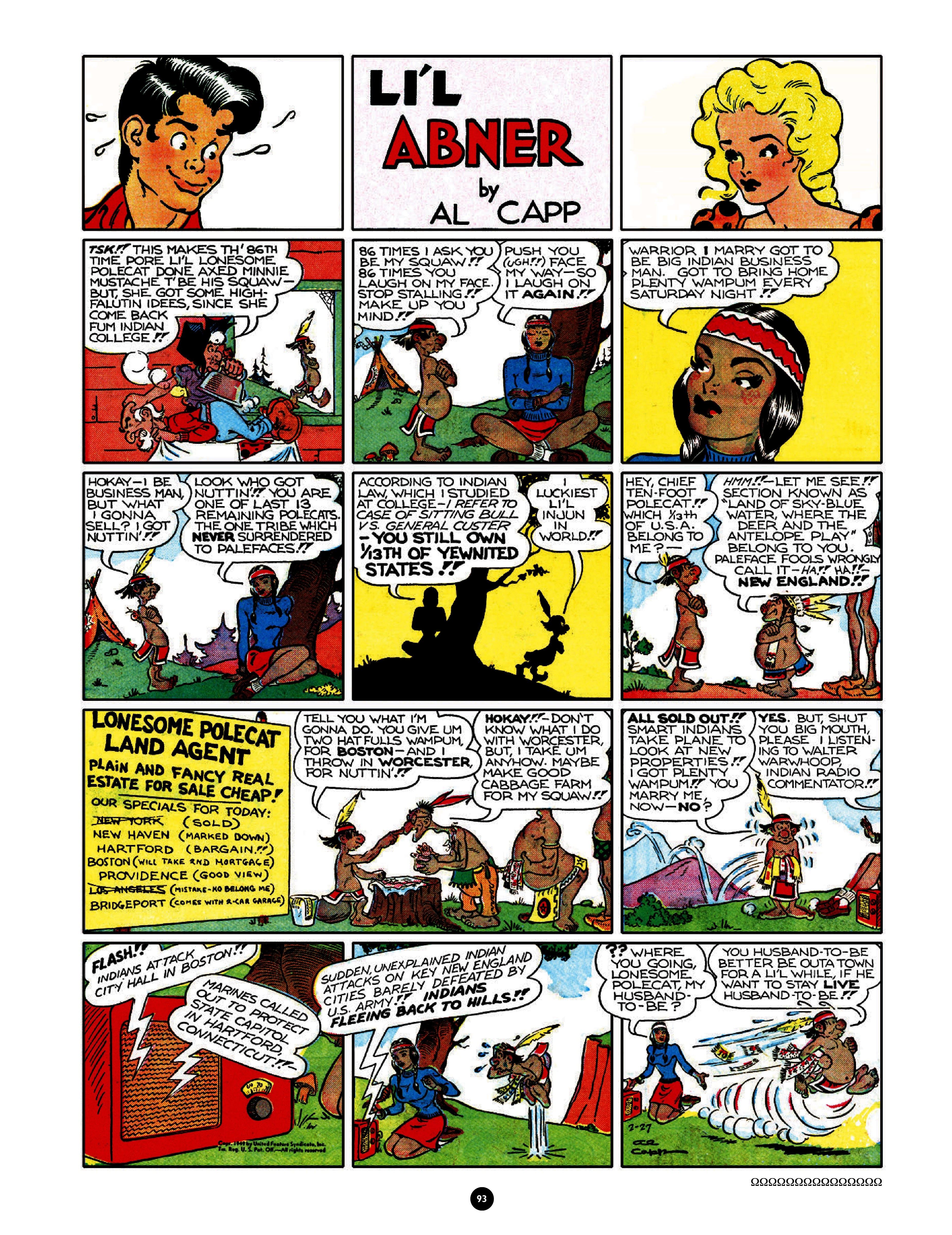 Read online Al Capp's Li'l Abner Complete Daily & Color Sunday Comics comic -  Issue # TPB 8 (Part 1) - 96