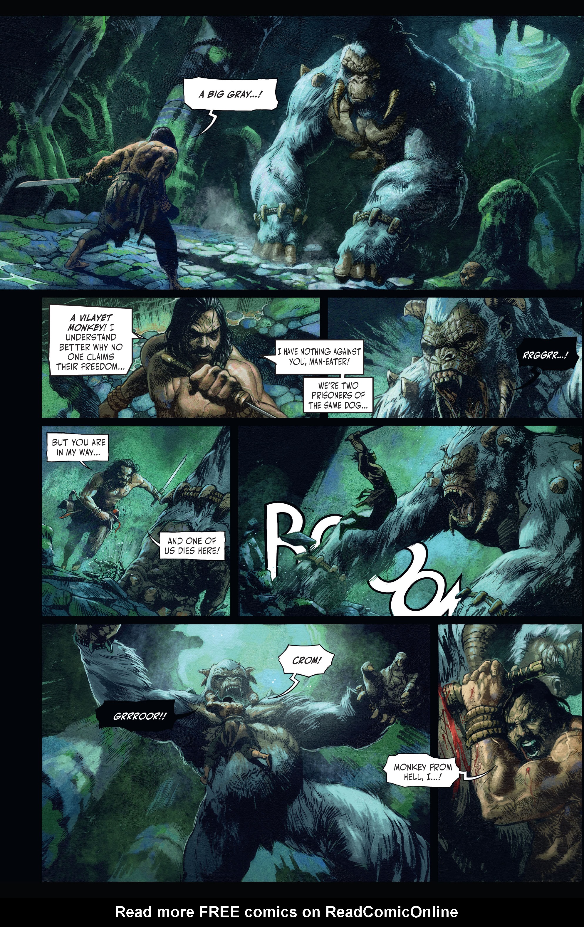 Read online The Cimmerian: Hour of the Dragon comic -  Issue #2 - 5