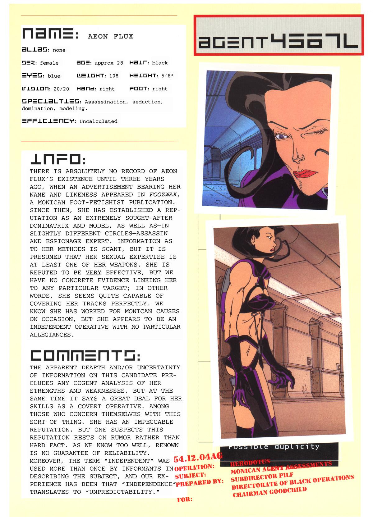 Read online Aeon Flux: The Herodotus File comic -  Issue # TPB - 23