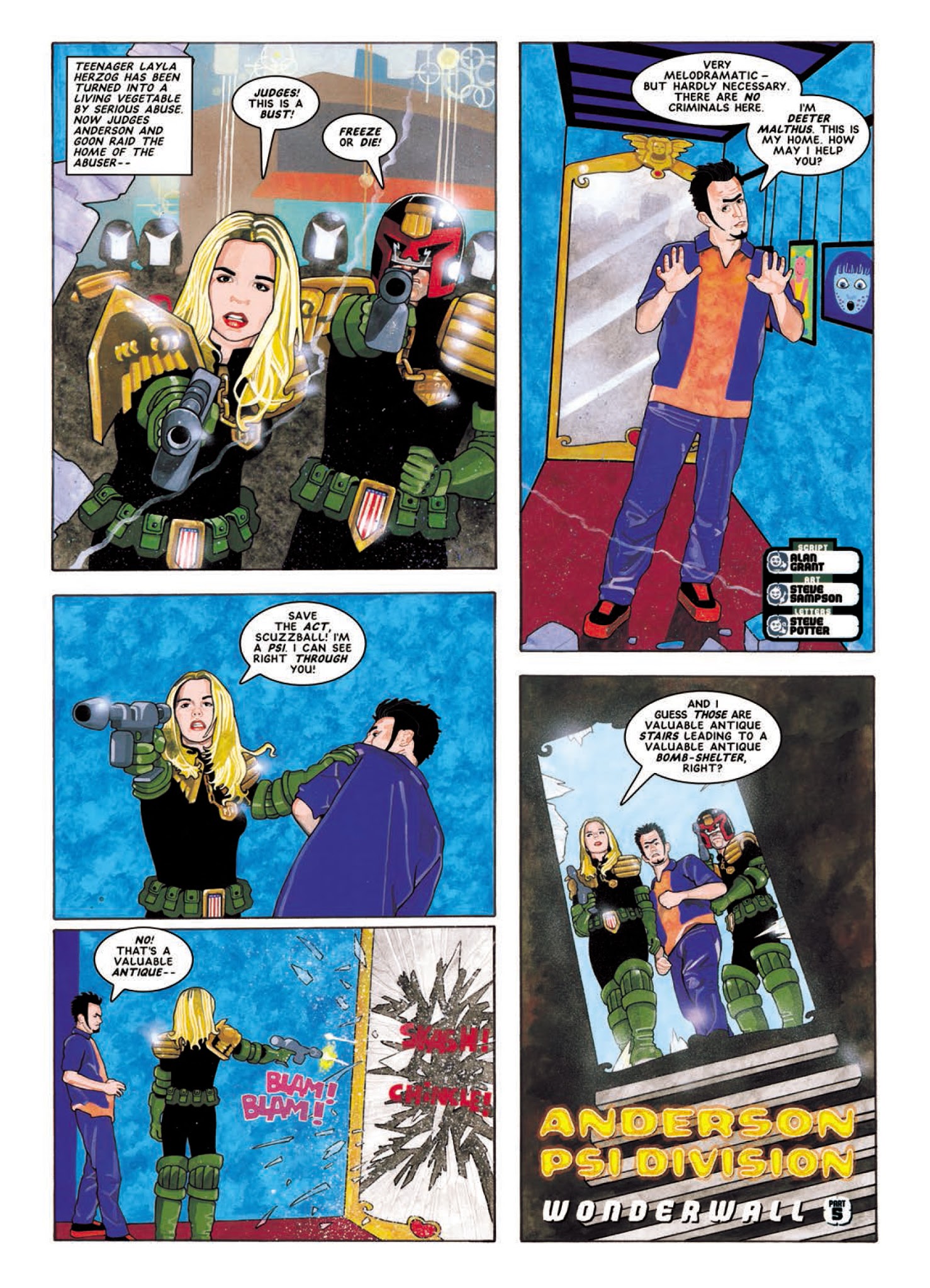 Read online Judge Anderson: The Psi Files comic -  Issue # TPB 3 - 144