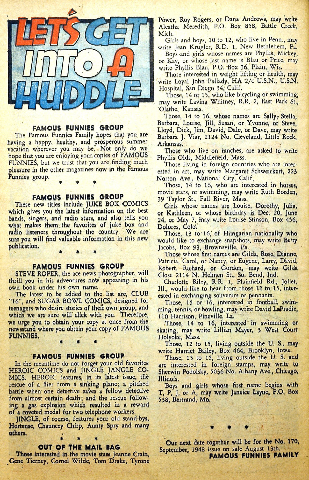 Read online Famous Funnies comic -  Issue #169 - 42