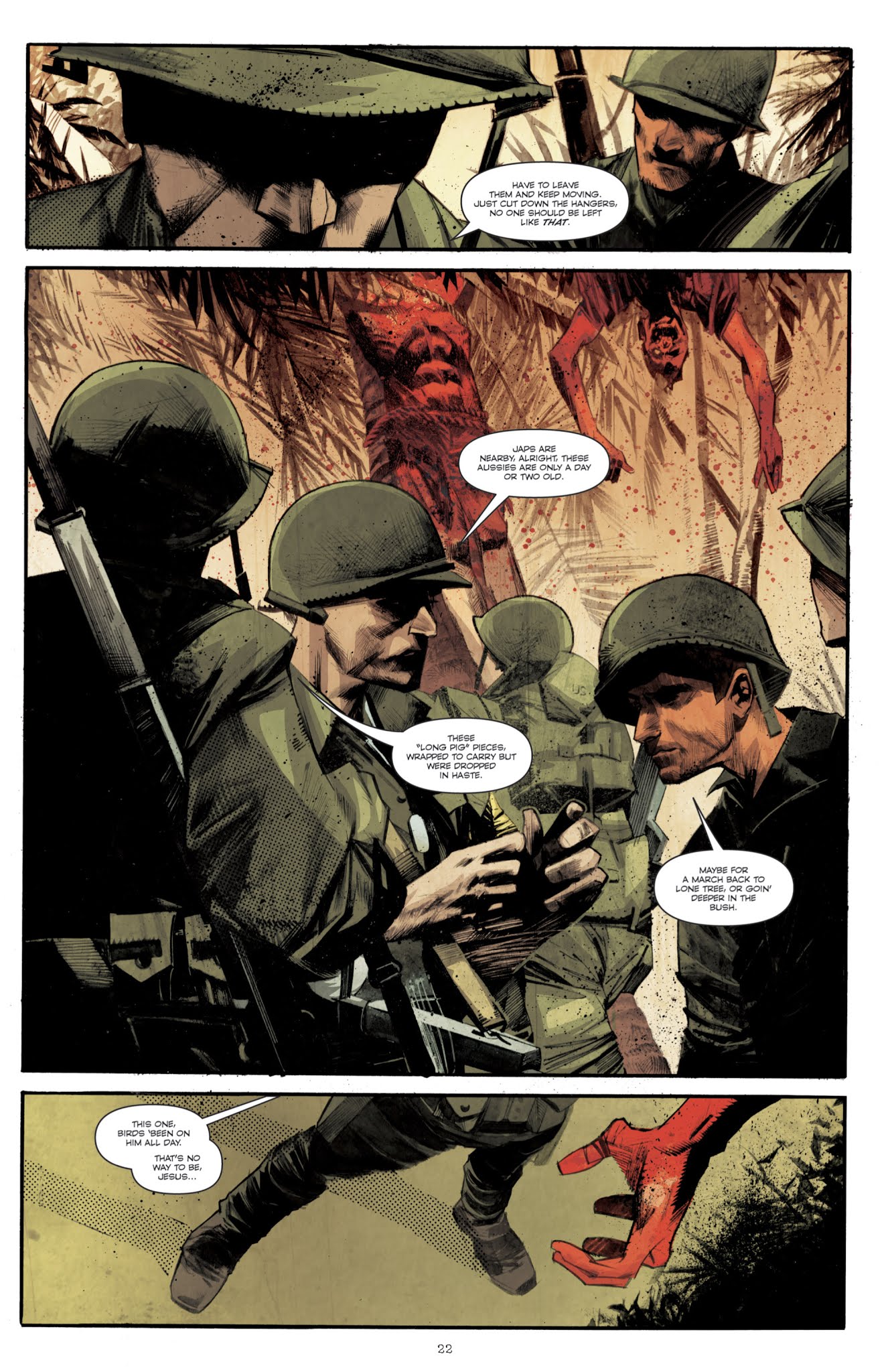 Read online Fever Ridge: A Tale of MacArthur's Jungle War comic -  Issue # _TPB - 22