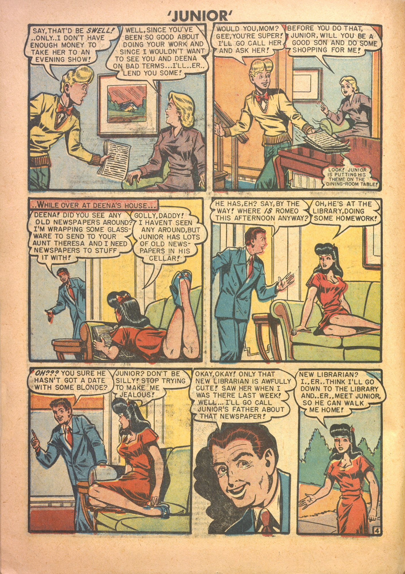 Read online Junior (1947) comic -  Issue #15 - 14