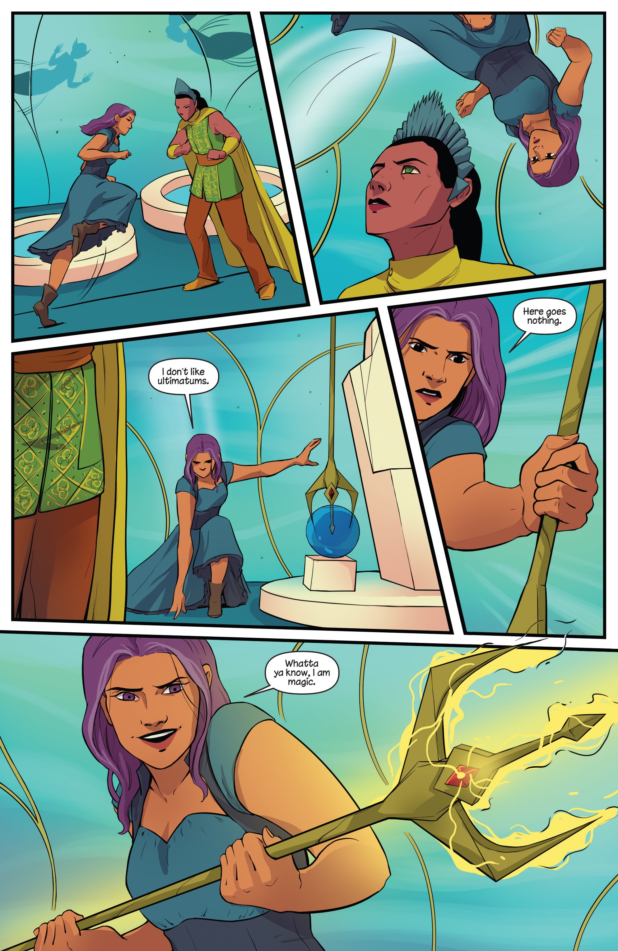 Read online Princeless Raven Year Two: Love and Revenge comic -  Issue # _TPB Get Lost Together - 98