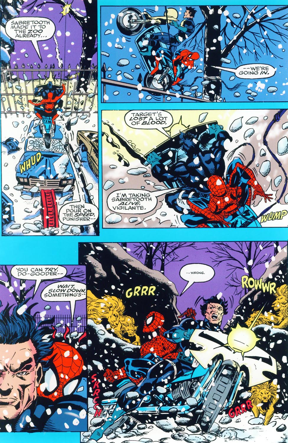 Read online Spider-Man, Punisher, Sabretooth: Designer Genes comic -  Issue # Full - 36
