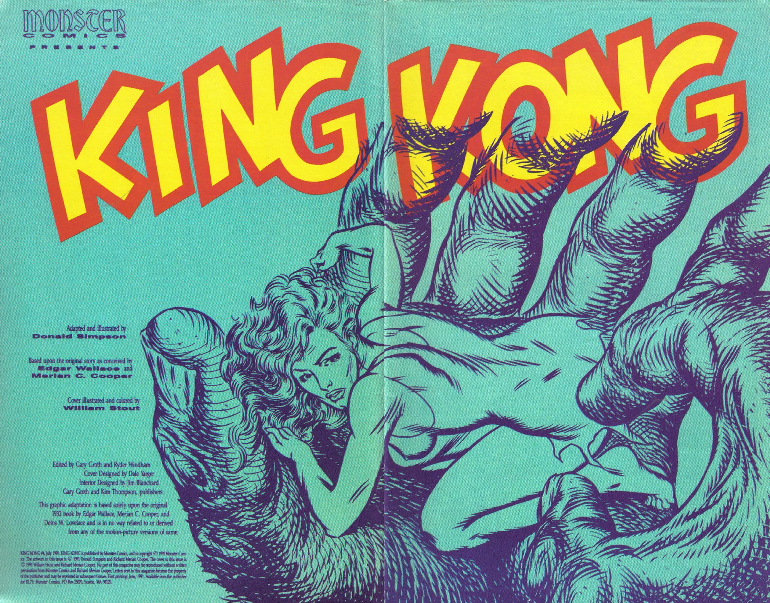 Read online King Kong (1991) comic -  Issue #4 - 2