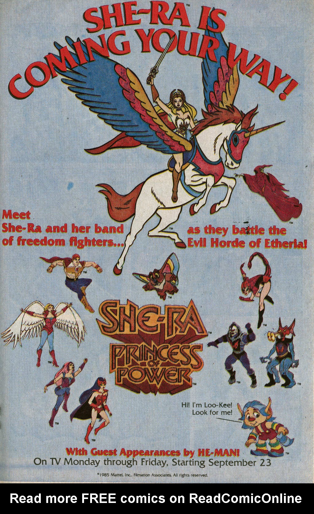 Read online ThunderCats (1985) comic -  Issue #1 - 19