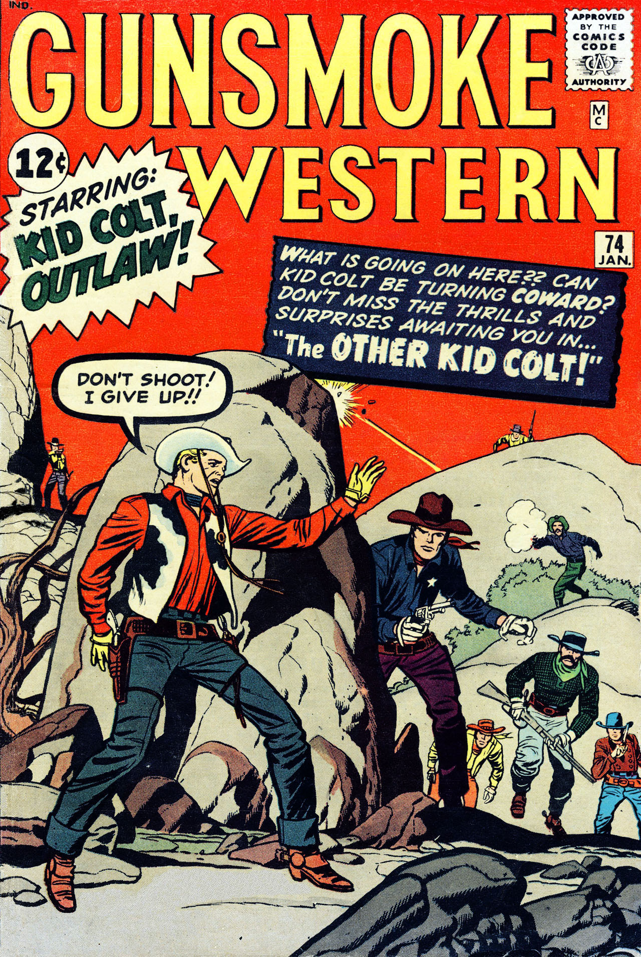 Read online Gunsmoke Western comic -  Issue #74 - 1